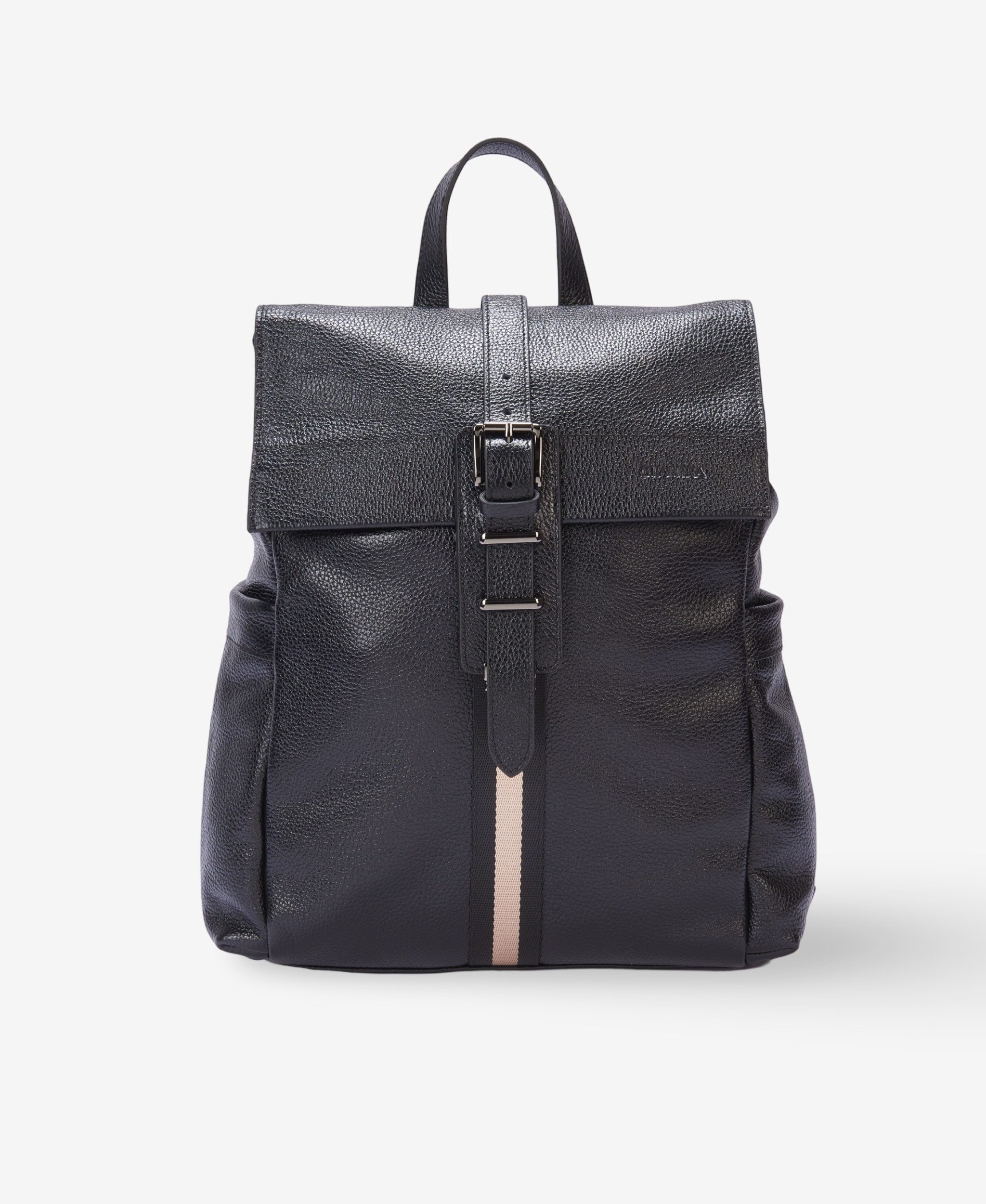 Handtasche Urban Professional Schwarzer Leder-Rucksack für Herren