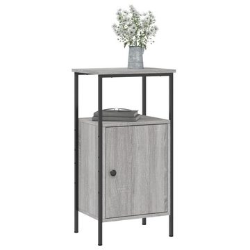 vidaXL Nachttisch Nachttische 2 Stk Grau Sonoma 41x31x80 cm Holz