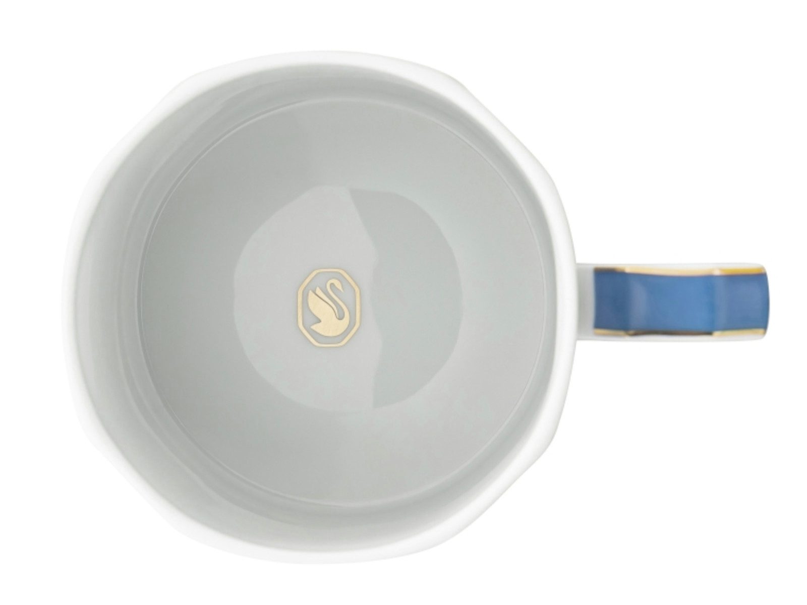 Swarovski Becher Azure Becher mit Henkel 390 ml, Porzellan, Tassen