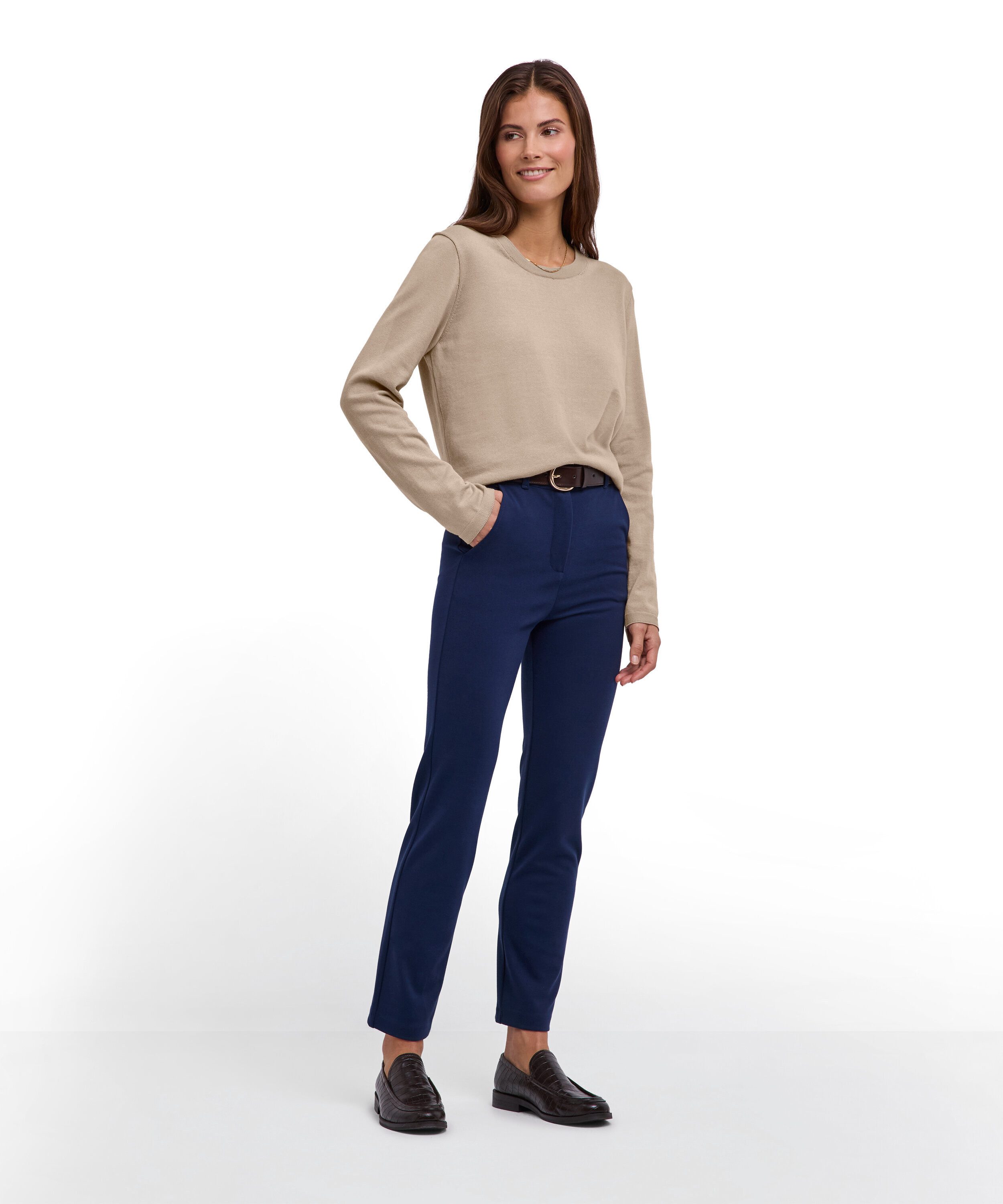FALKE Strickpullover Pullover mit Bio-Baumwolle (1-tlg) mit Bio-Baumwolle