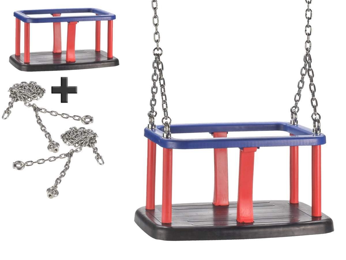 Schaukelsitz mit Metalleinlage robuste Gummisitz Kindersitz für Spielplatz 
