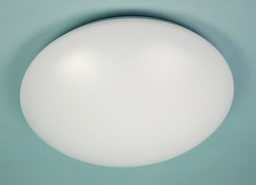 niermann Deckenleuchte, ohne Leuchtmittel, Deckenschale Kunststoff, opal weiß 36 cm