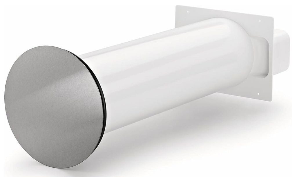 Naber Mauerkasten COMPAIR® GTS 150 F – Mauerkasten Ø150 mm teleskopierbar weiß Edelstahl