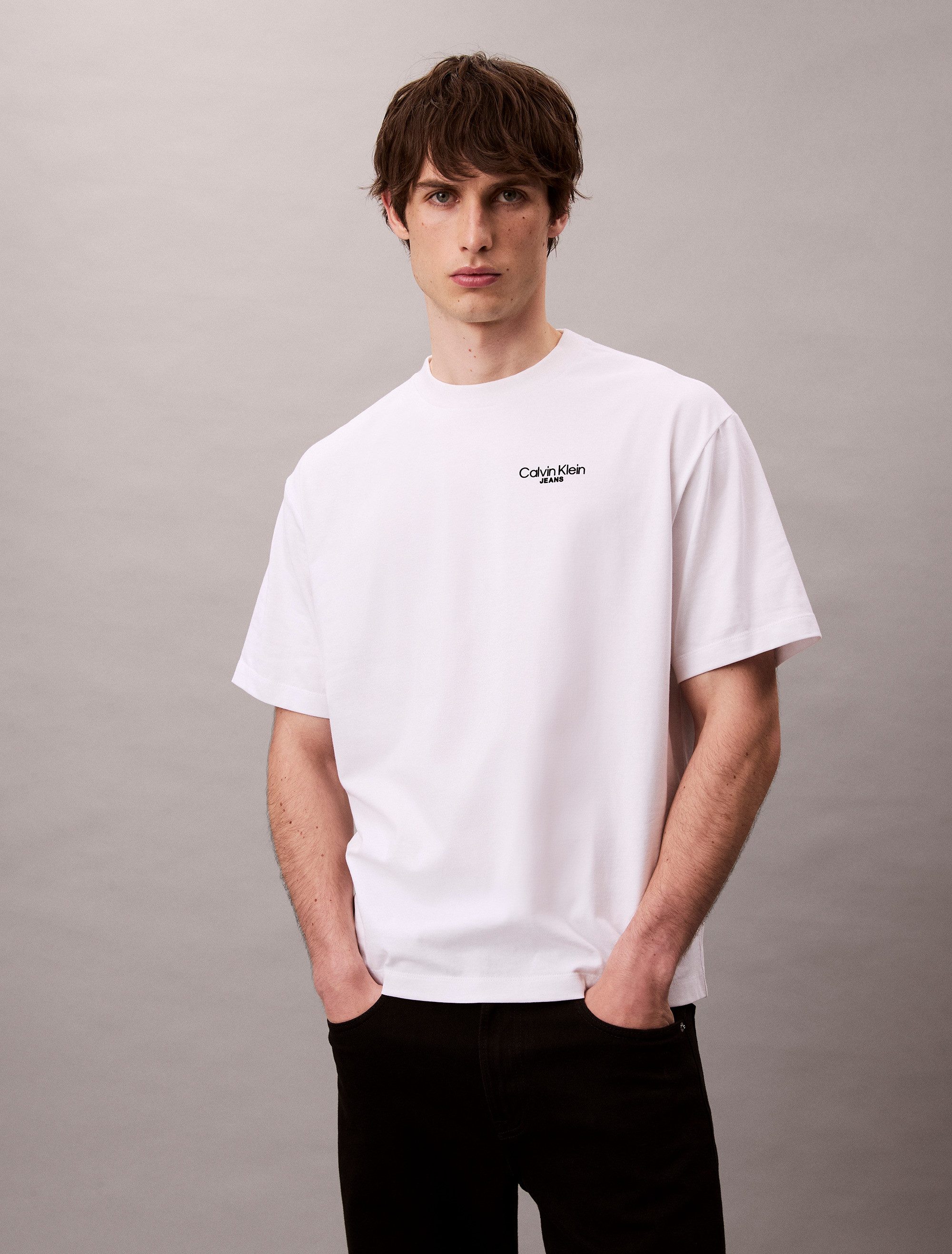 Calvin Klein Jeans T-Shirt LOGO BACK PRINT T-SHIRT Mit Rundhalsausschnitt, günstig online kaufen