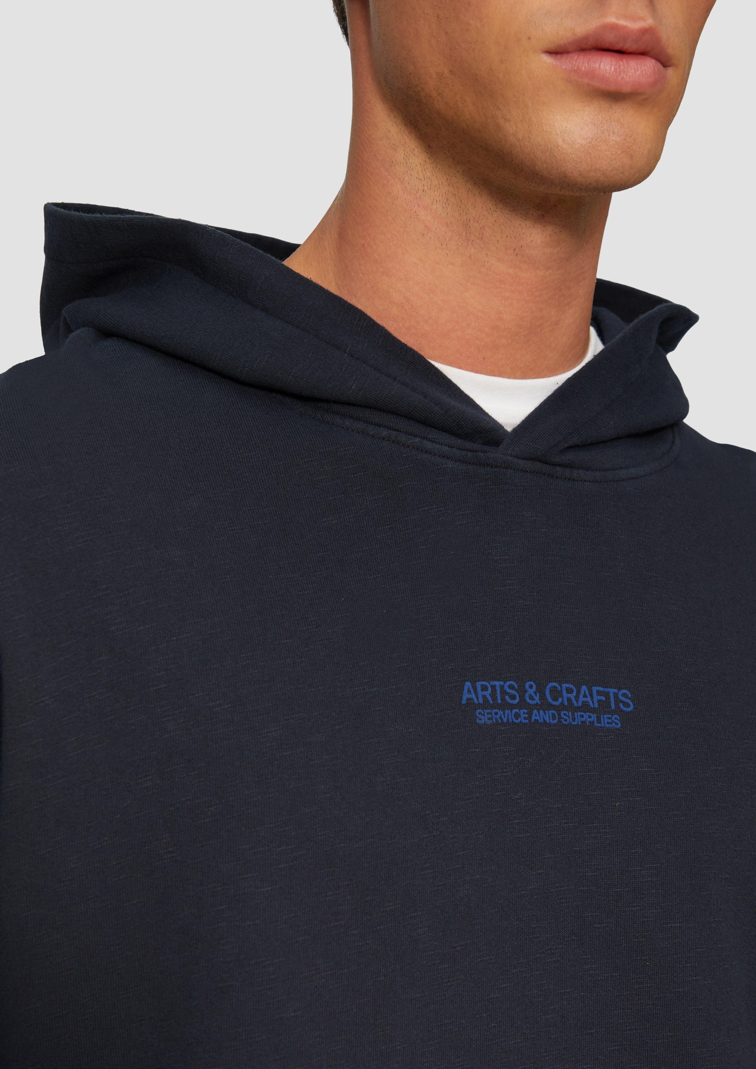 s.Oliver Sweatshirt Hoodie mit Flammgarn-Struktur im günstig online kaufen