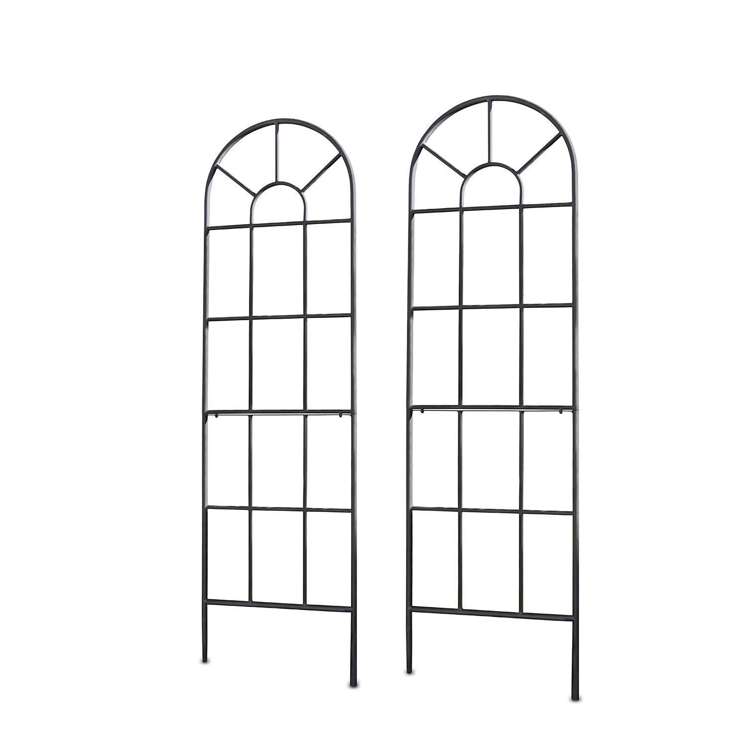 Mirabeau Rankhilfe Rankgitter 2er Set Ealdred schwarz günstig online kaufen