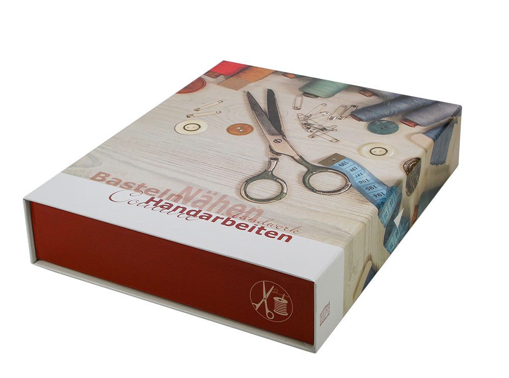 Safe-Album Aktenordner Dokumentboxen für Bastel- und Handarbeitsleitungen Magnetverschluss