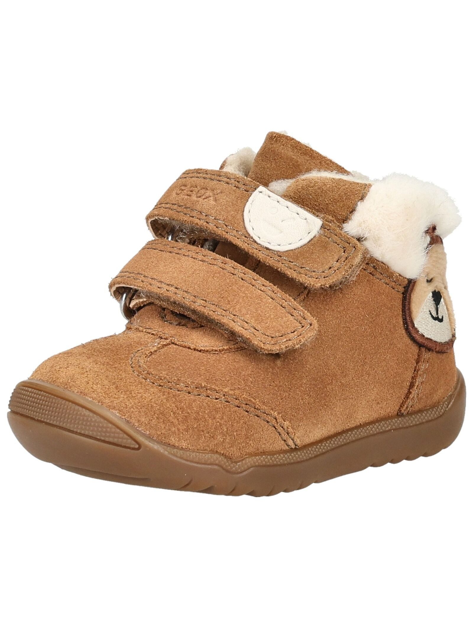 Geox Geox Halbschuhe Veloursleder Klettschuh