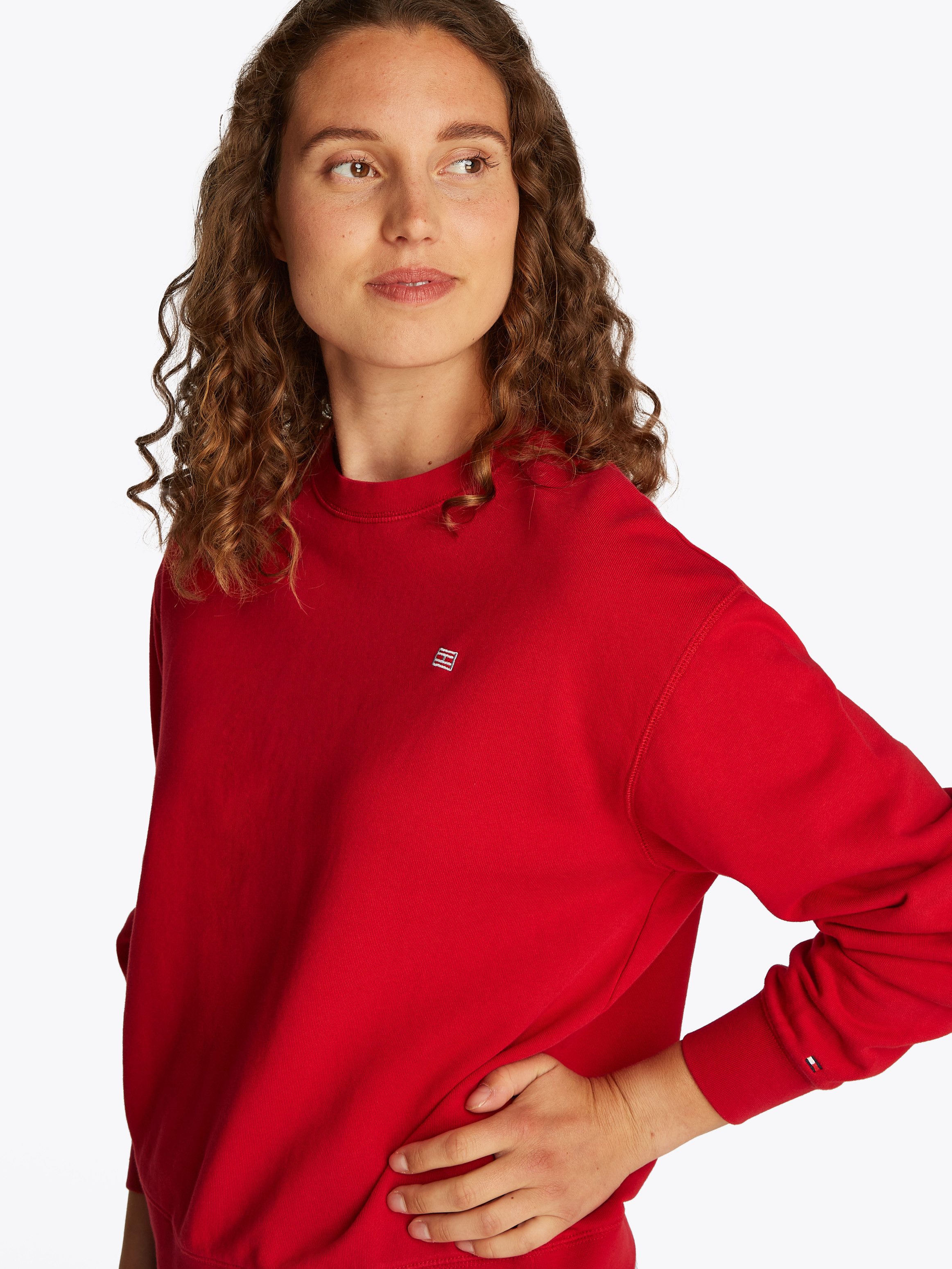 Tommy Hilfiger Sweatshirt REG CONTRAST FLAG günstig online kaufen