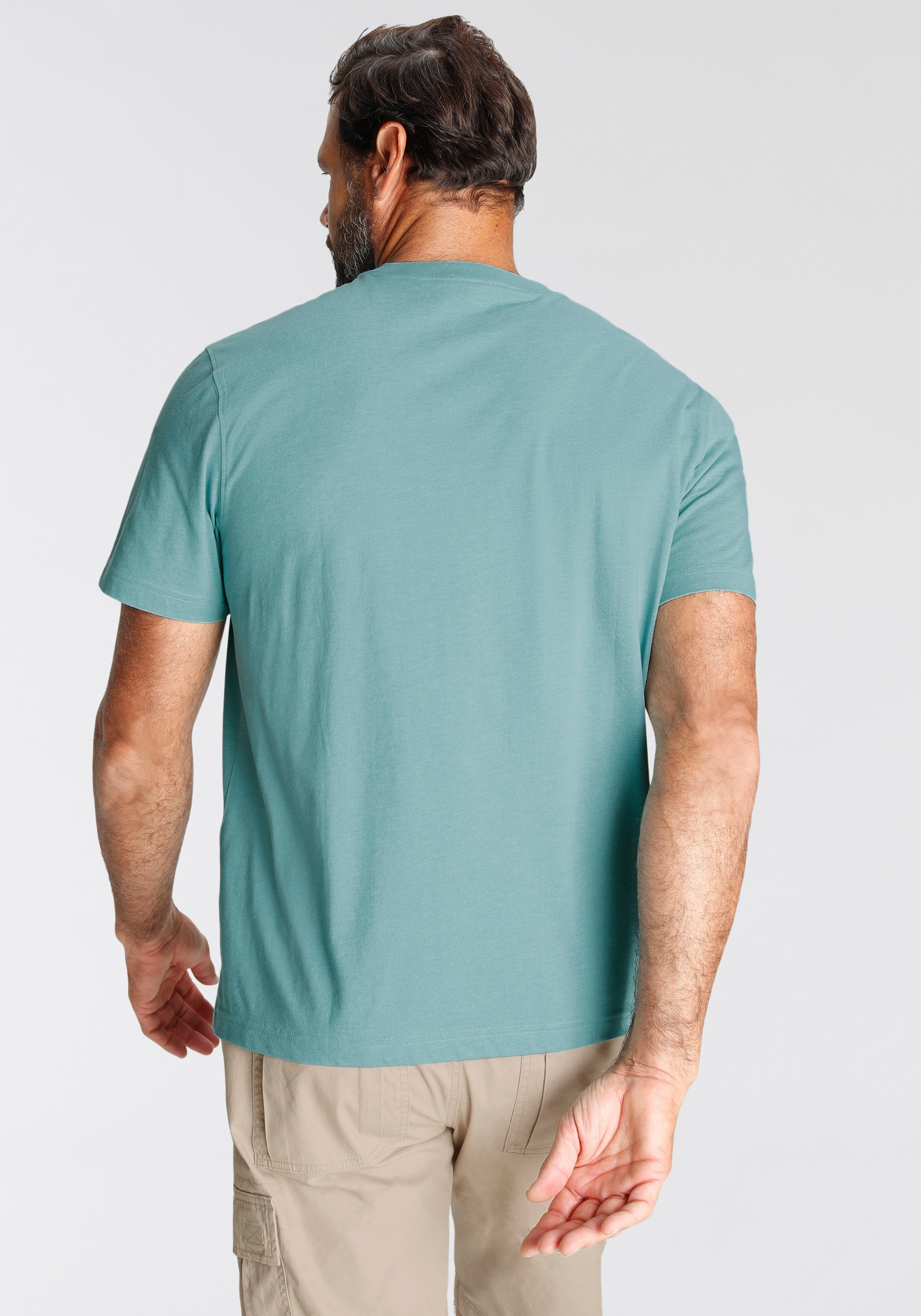 Man's World T-Shirt Kurzarm, lässige Passform, aus Baumwollmischung, pflegeleicht
