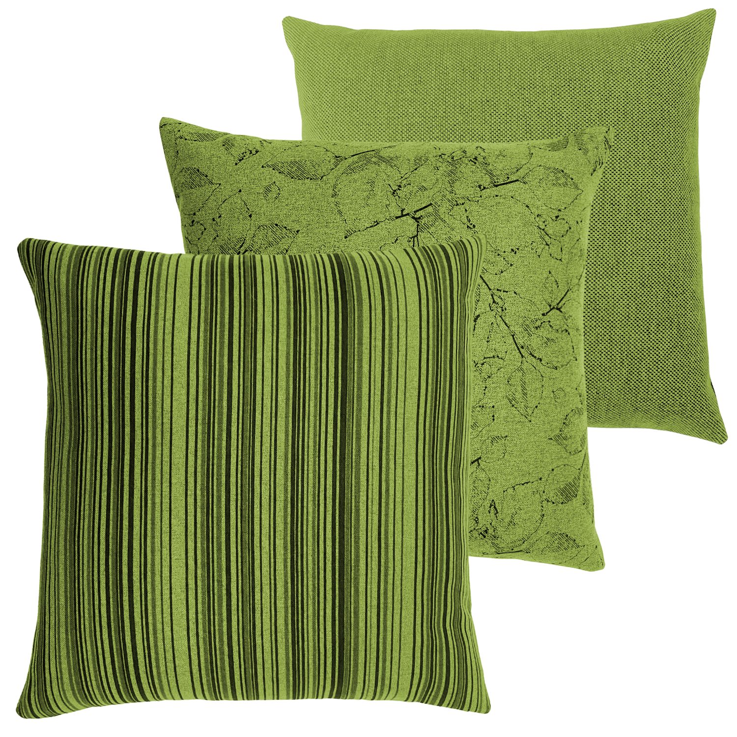 novely® Dekokissen 3er-SET DEKOKISSEN MALCHIN Kuschelweiche Sofakissen - Kissenbezug in 4, Kuschelweich, Robust, Pflegeleicht