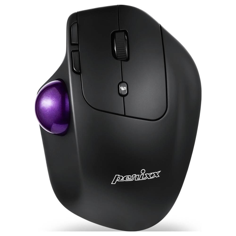 Perixx Kabellose 34-mm-Trackball-Maus mit einstellbarem Winkel 11449 Mäuse (mit Trackball)