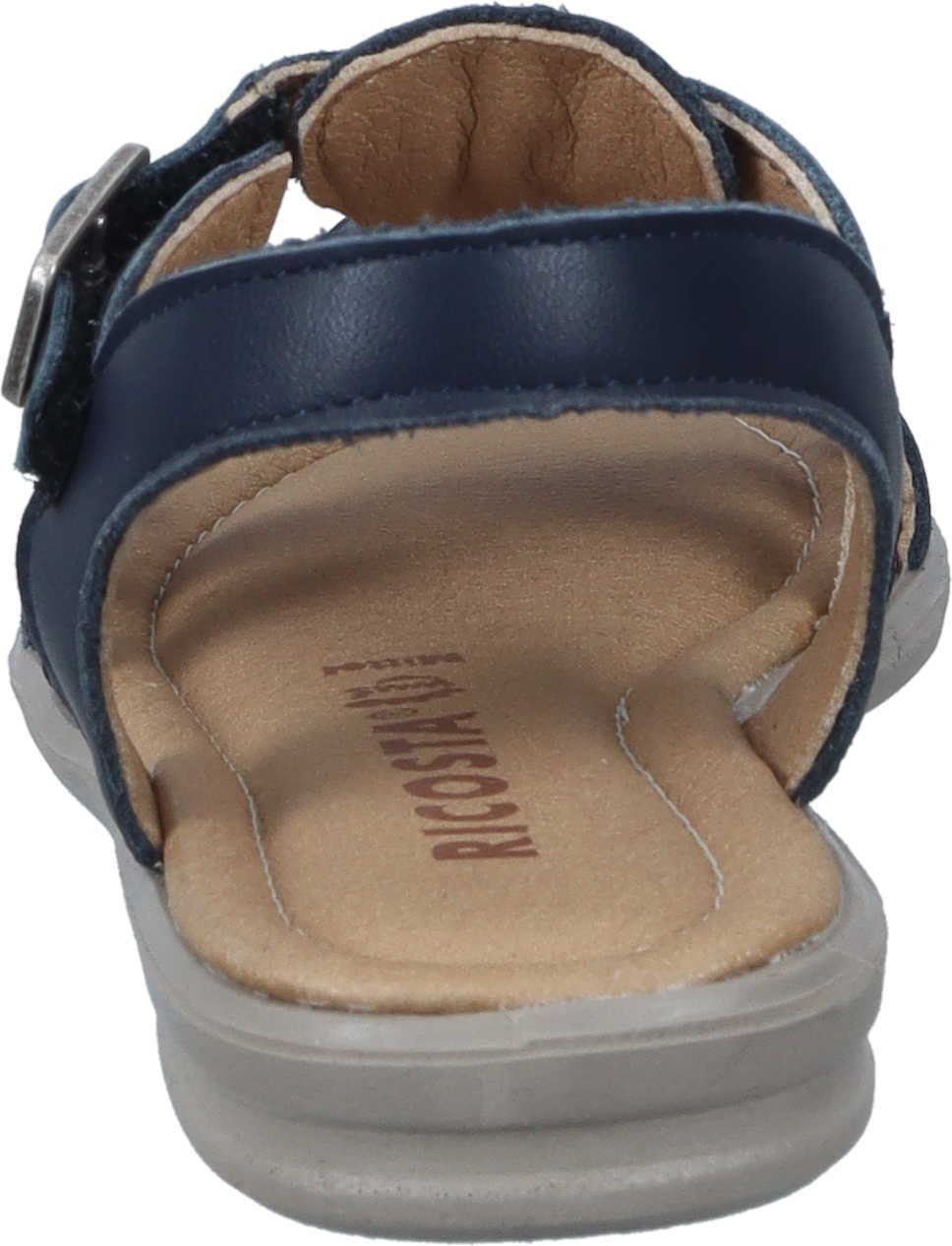 Ricosta Leder Sandaletten echtem blau Outdoorsandale aus