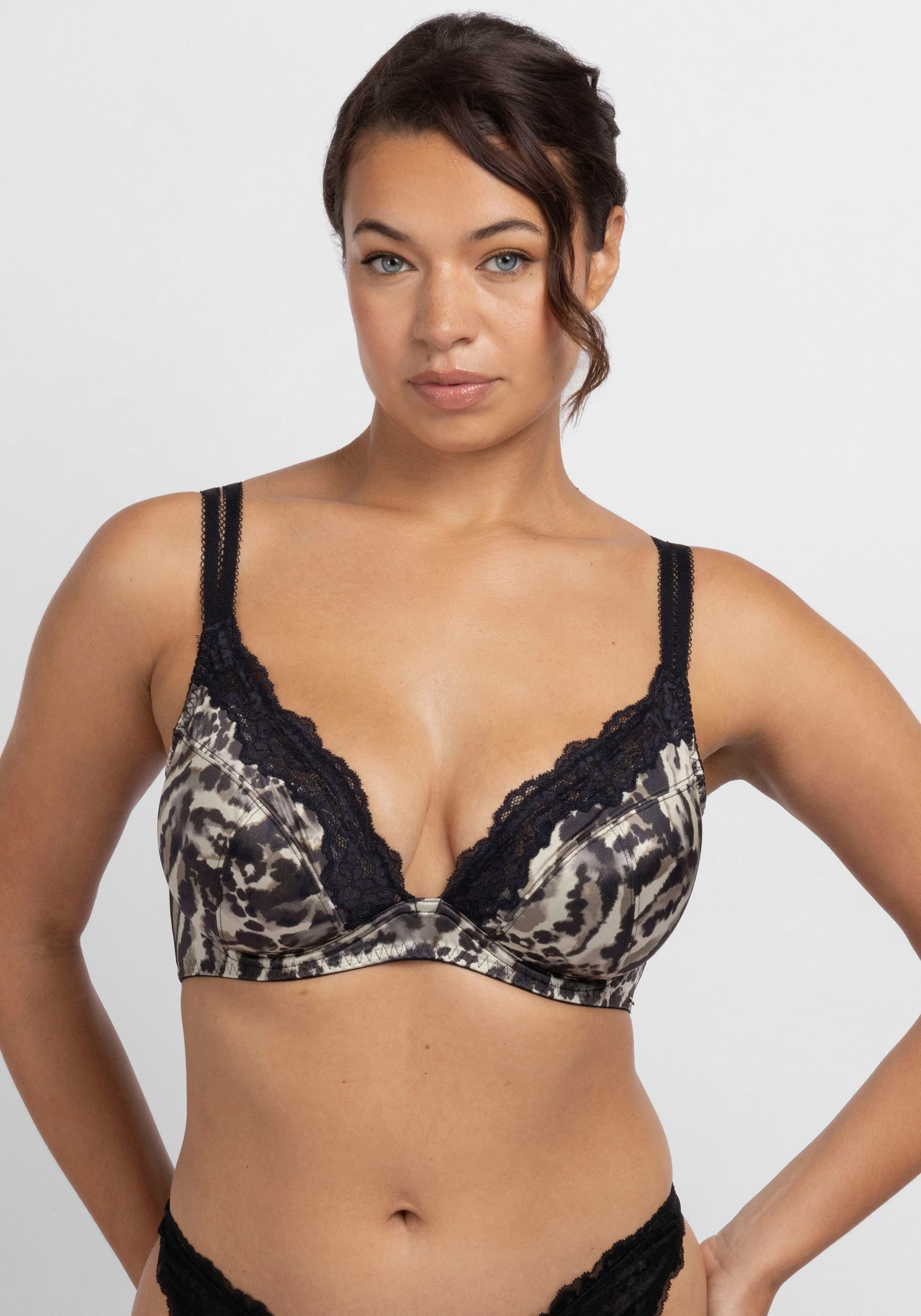 Dorina Bügel-BH Origins Print Leo-Muster, Spitze, Doppelträger