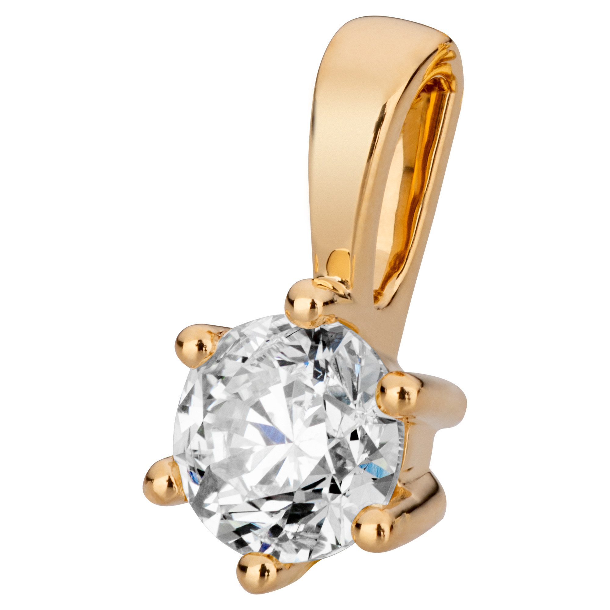 Orolino Kettenanhänger Gold 750 mit natürlichem Brillant 0,50ct.