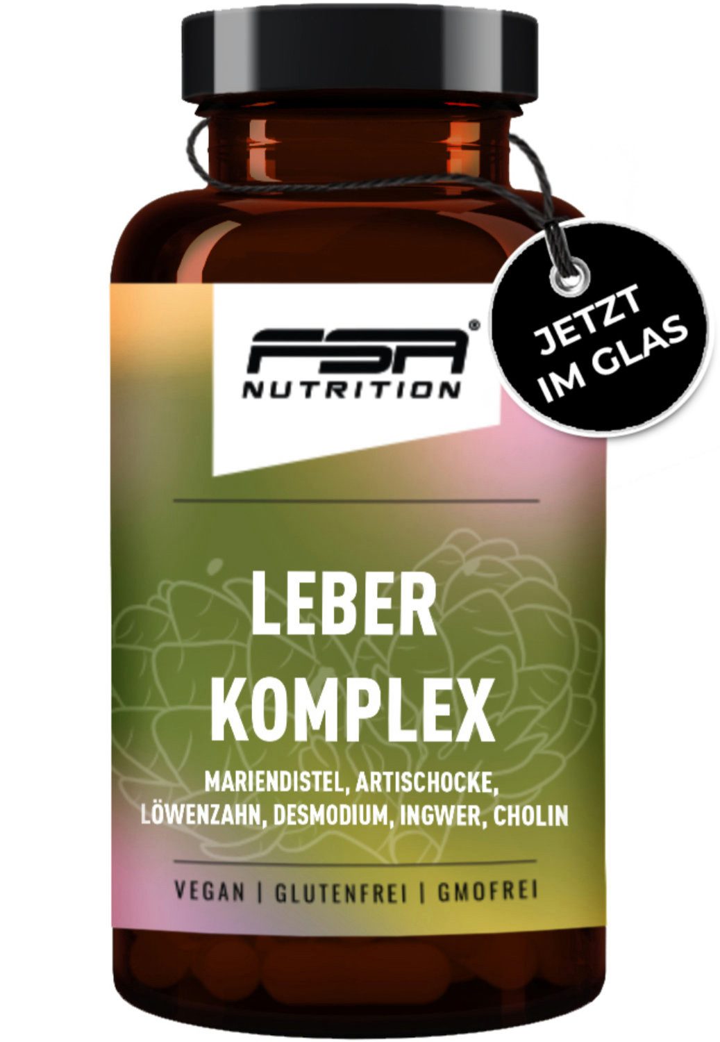 FSA NUTRITION Leber Komplex 6-in-1 mit Mariendistel & Cholin Kapseln, 120 St., 107,78 g