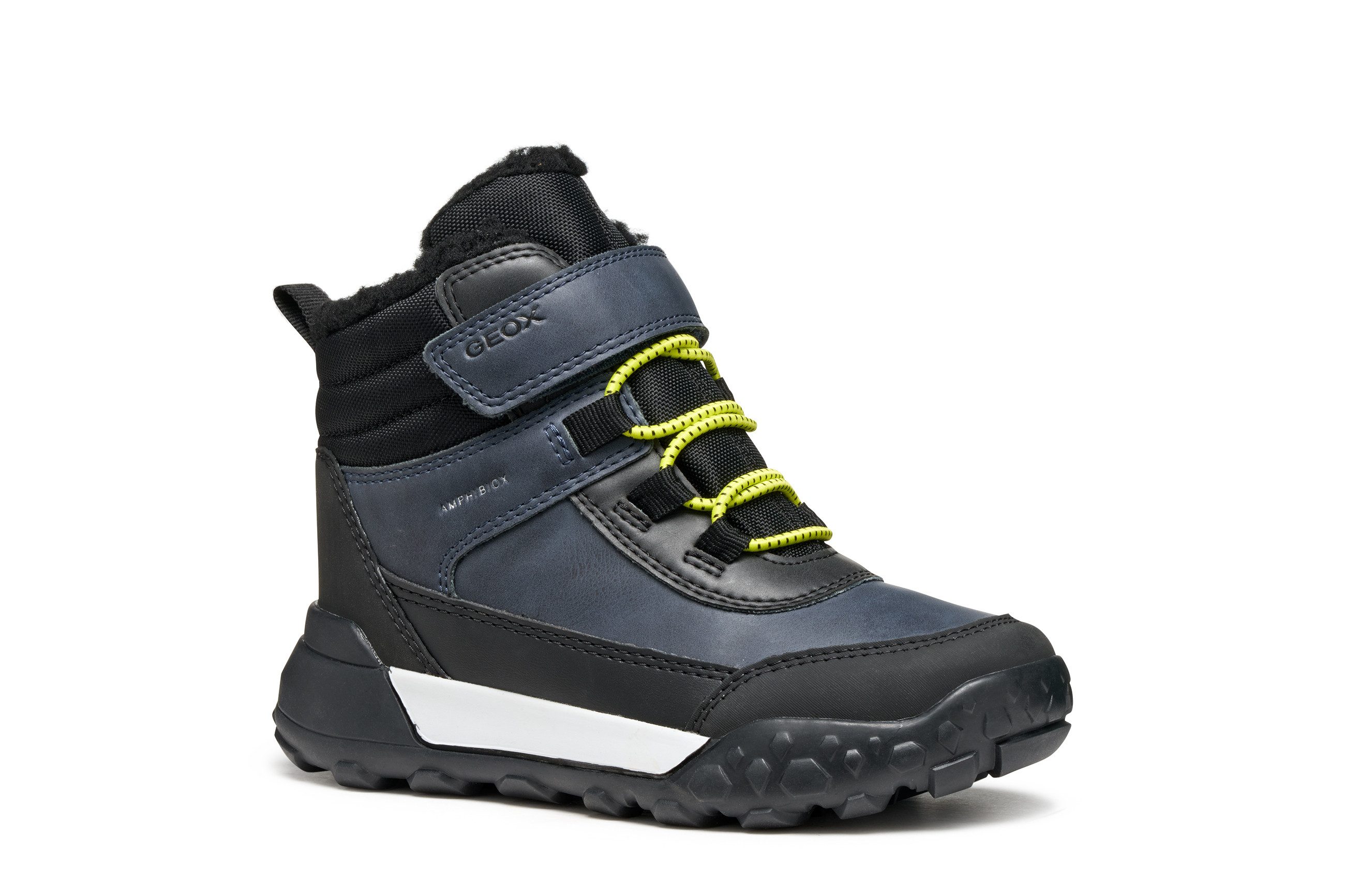 Geox J TREKKYUP BOY B ABX Winterboots Freizeitstiefel mit Warmfutter, Größenschablone zum Download