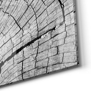 DEQORI Magnettafel 'Gealterte Holzstruktur', Whiteboard Pinnwand beschreibbar