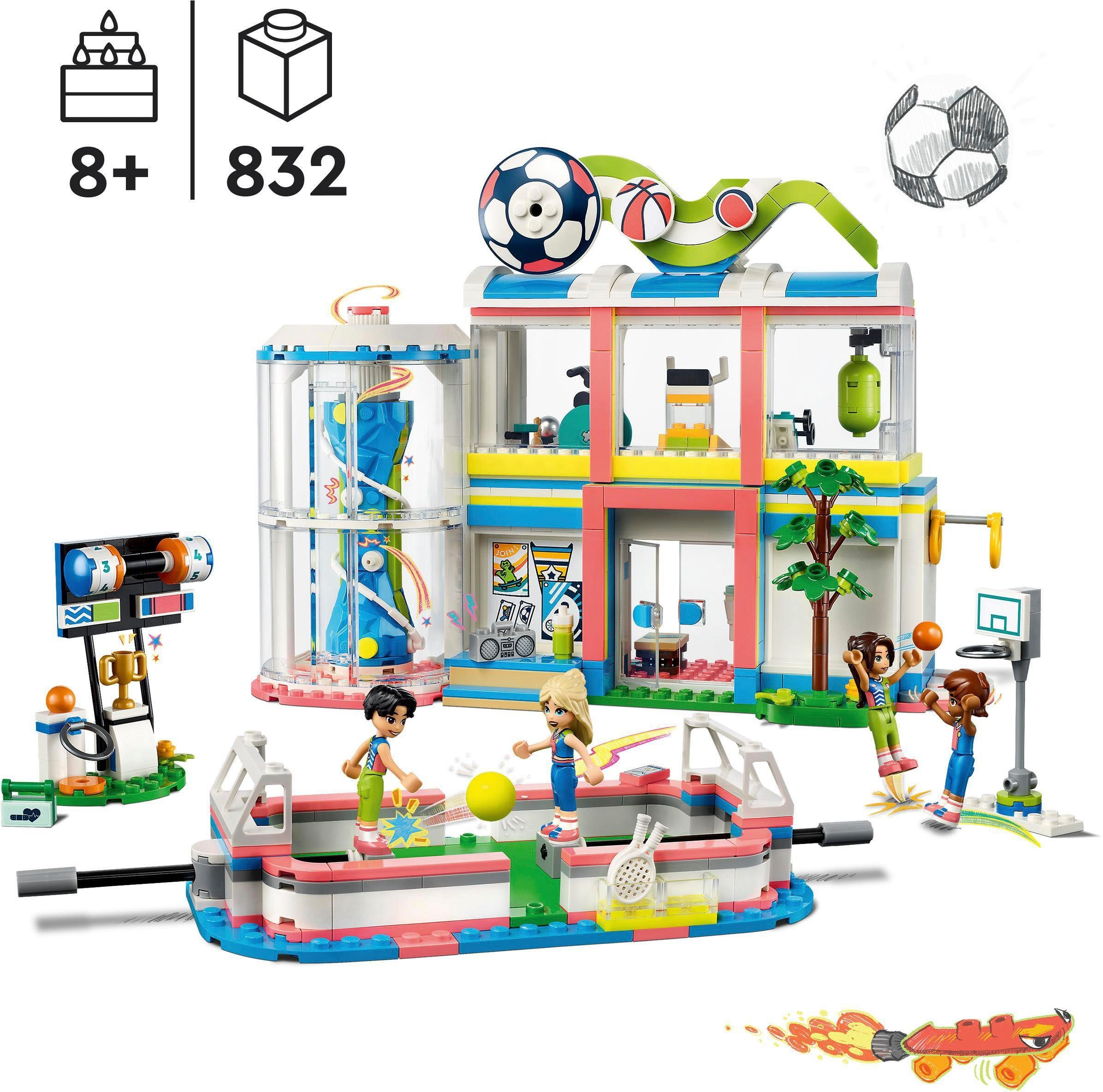 LEGO® Sportzentrum (41744), LEGO® Friends Konstruktionsspielsteine, günstig online kaufen