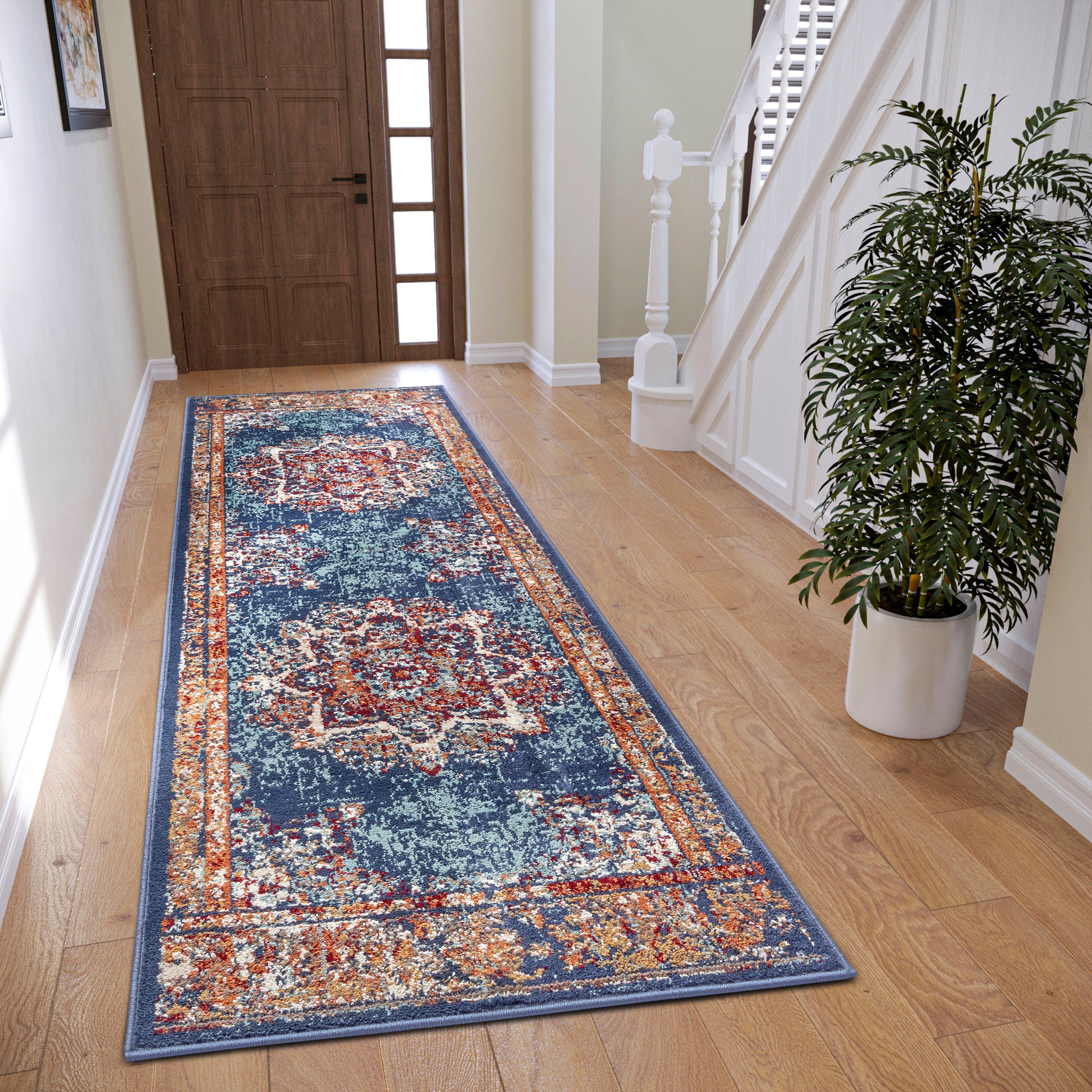 HANSE Home Teppich Maderno, rechteckig, Höhe: 8 mm, Läufer, Orientalisch, Kurzflor, Wohnzimmer, Schlafzimmer, Esszimmer