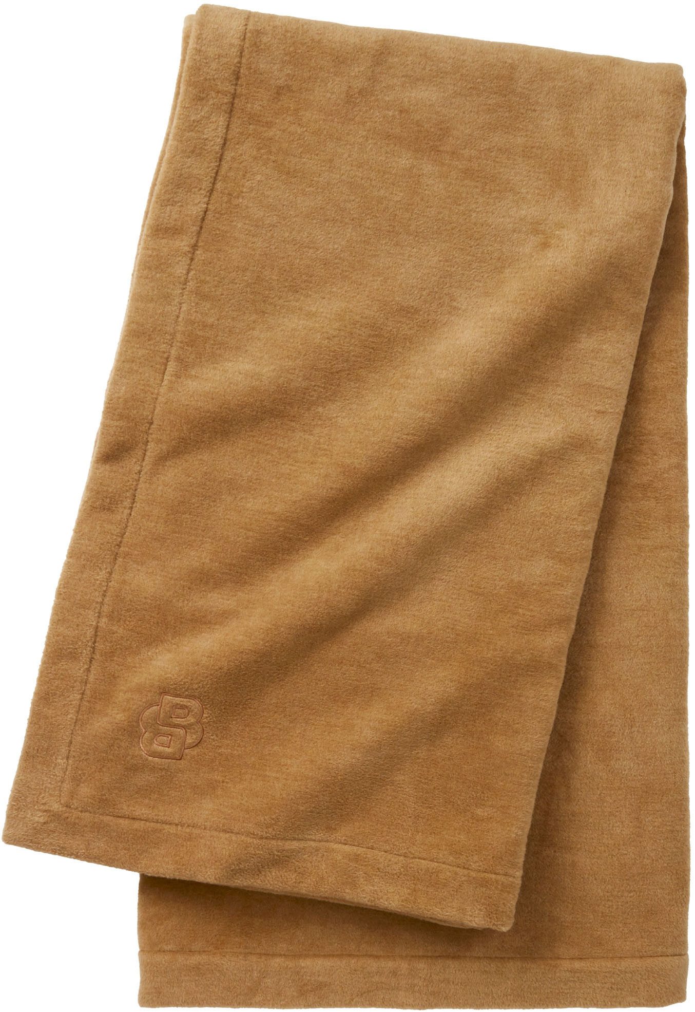Plaid REVERSO, BOSS Home, mit Label-Applikationen