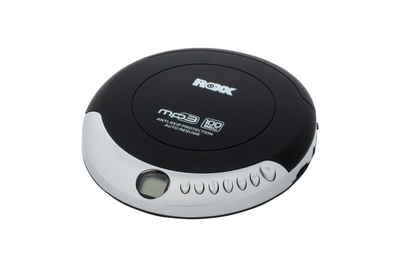 ROXX PCD-501 black Audio-System (Discman tragbarer MP3 CD-Player mit Anti-Schock)