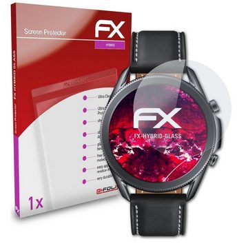 atFoliX Schutzfolie Panzerglasfolie für Samsung Galaxy Watch 3 45mm, Ultradünn und superhart