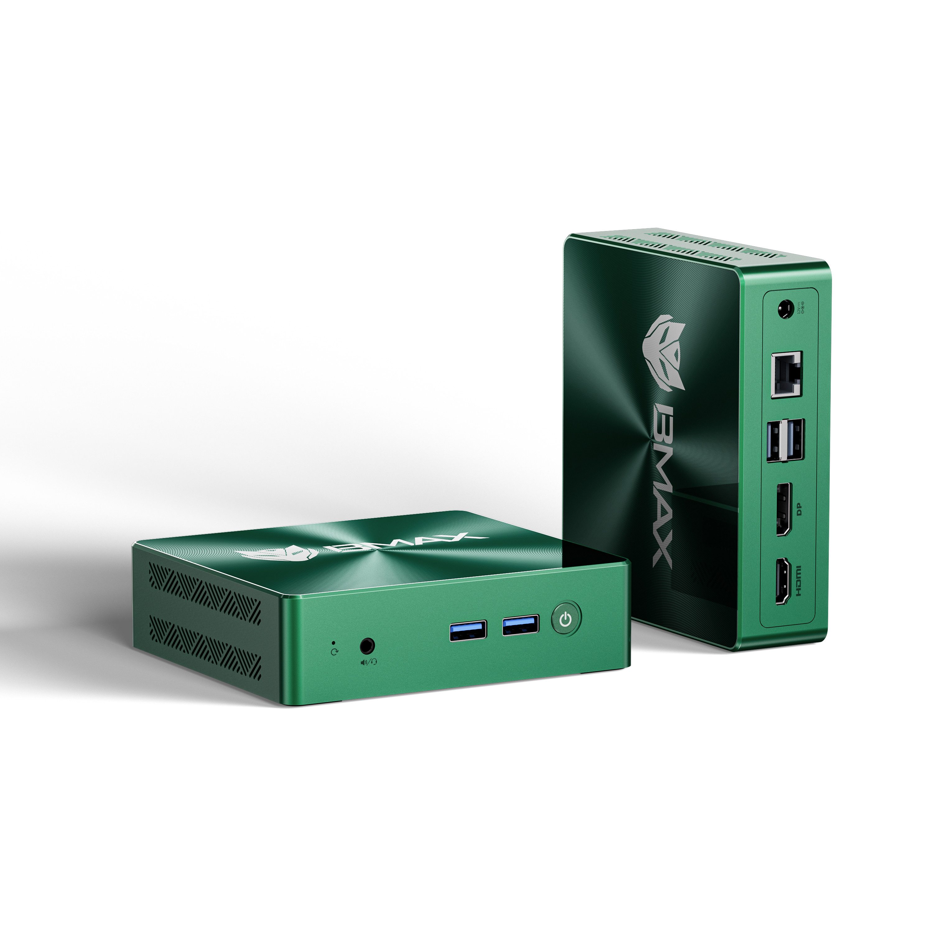 BMAX Intel Core i5‑8257U, 16 GB RAM, 512 GB SSD, Kompakter Mini‑Desktop Mini-PC (Intel Core i5, Iris Plus Graphics 645, 16 GB RAM, 512 GB SSD, mit WiFi 6, Dual‑Display‑Unterstützung für Büro, Homeoffice)