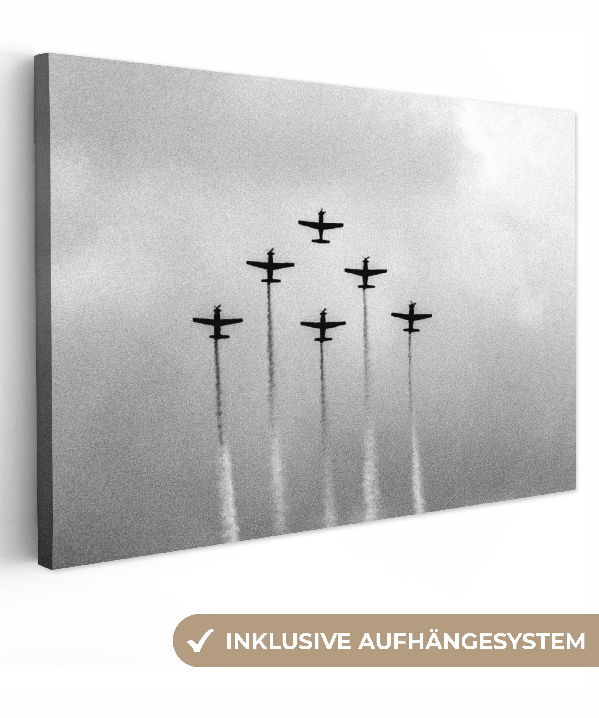 OneMillionCanvasses® Leinwandbild Vintage - Flugzeug - günstig online kaufen