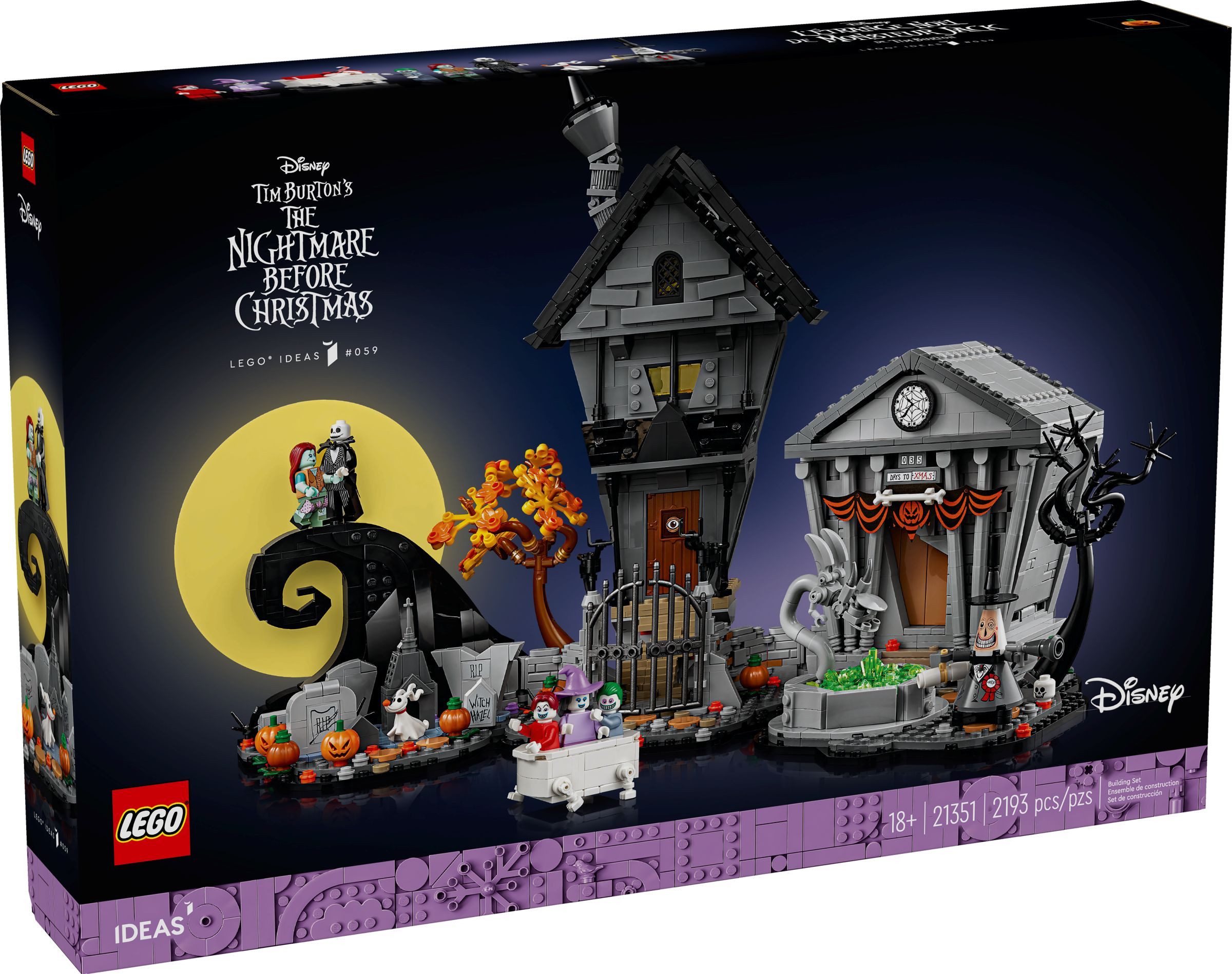 LEGO® Ideas 21351 Tim Burtons Disney Film Nightmare Before Christmas Konstr günstig online kaufen