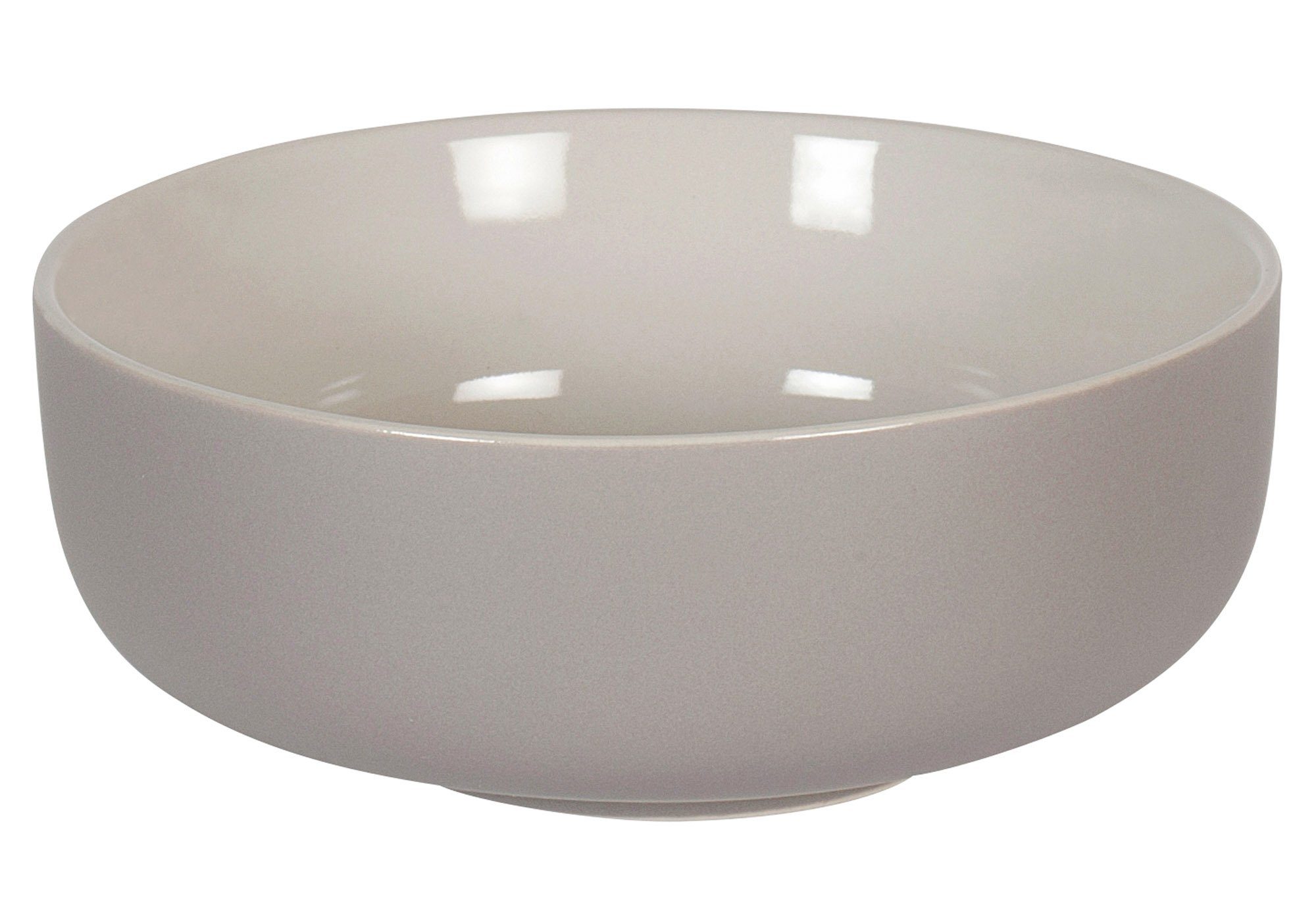 Ritzenhoff & Breker Müslischale Ritzenhoff & Breker Müslischale Jasper Keramik Geschirr 500 ml taupe, Steinzeug