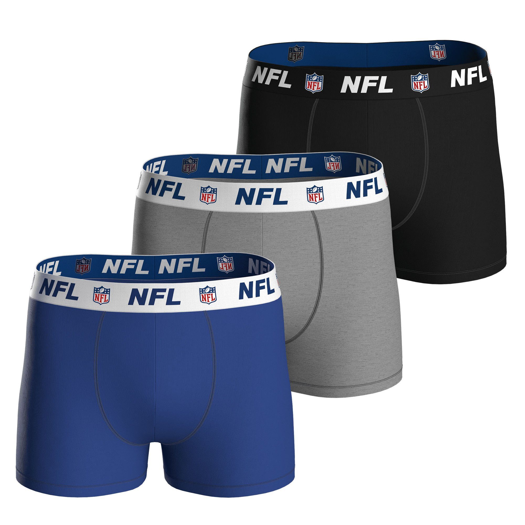 NFL Boxer Herren Boxershort 3er Pack Baumwolle (Packung, 3er Pack)