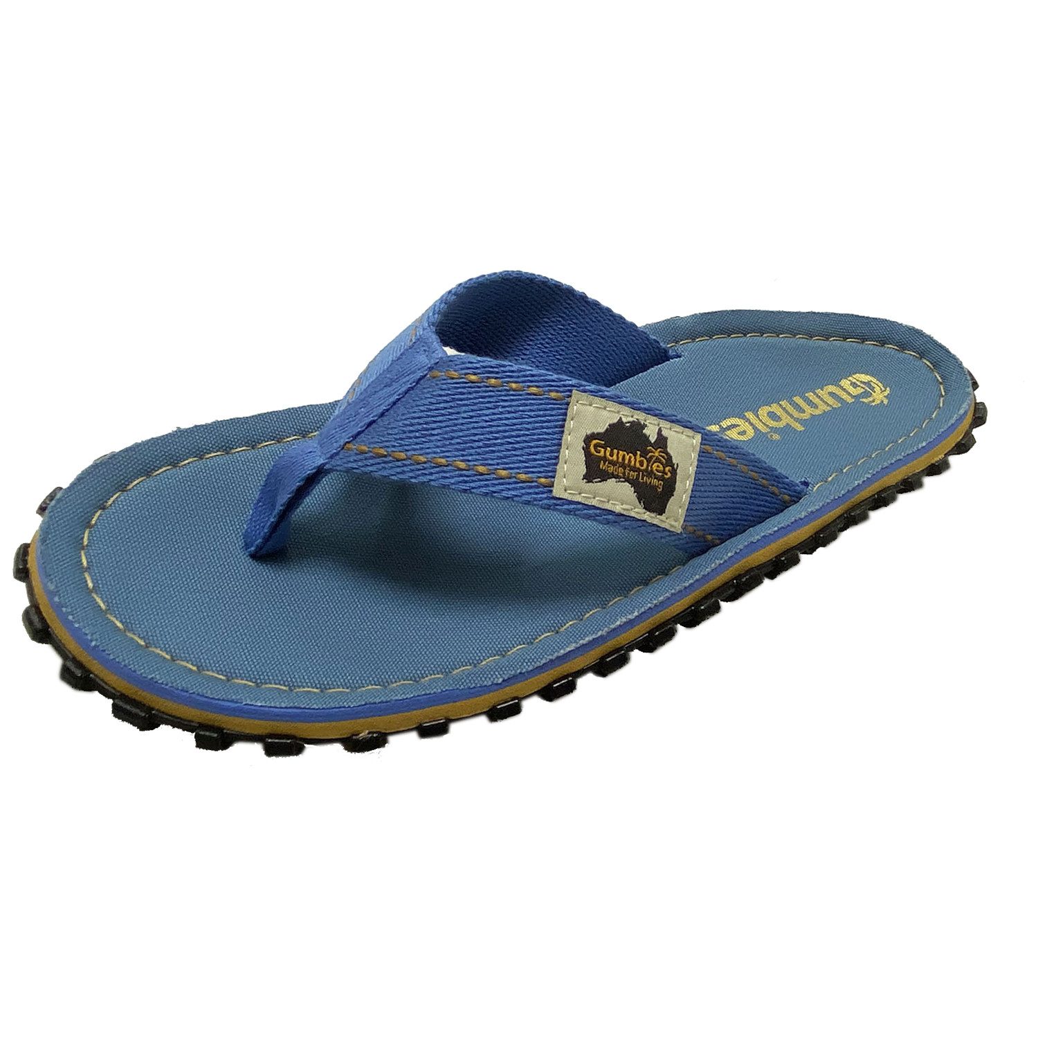 Gumbies Classic in Light Blue T-Strap-Zehentrenner Hergestellt aus recycelten Materialien