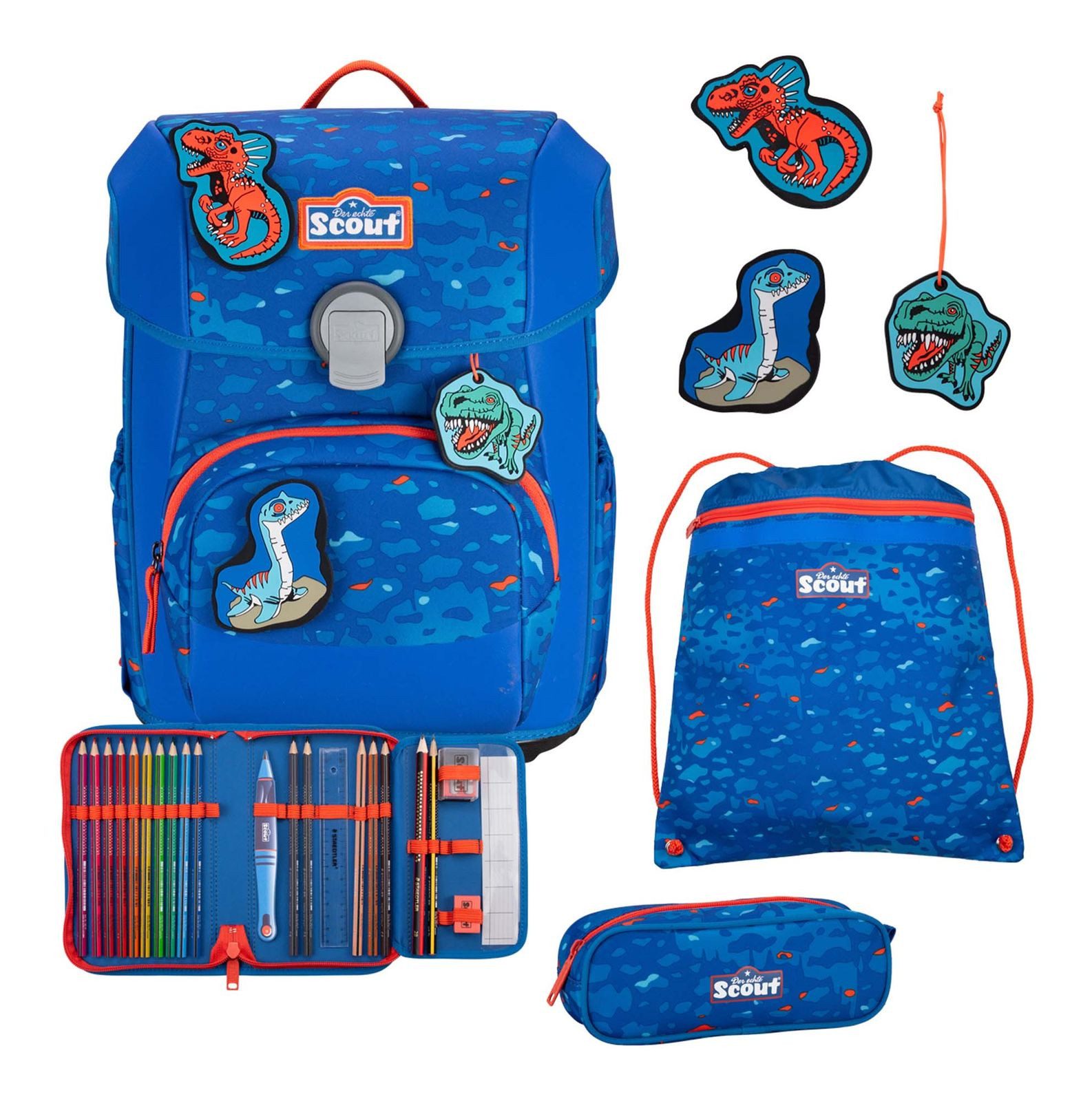 Scout Schulranzen Neo Set 4-teilig (Set, 4-tlg)