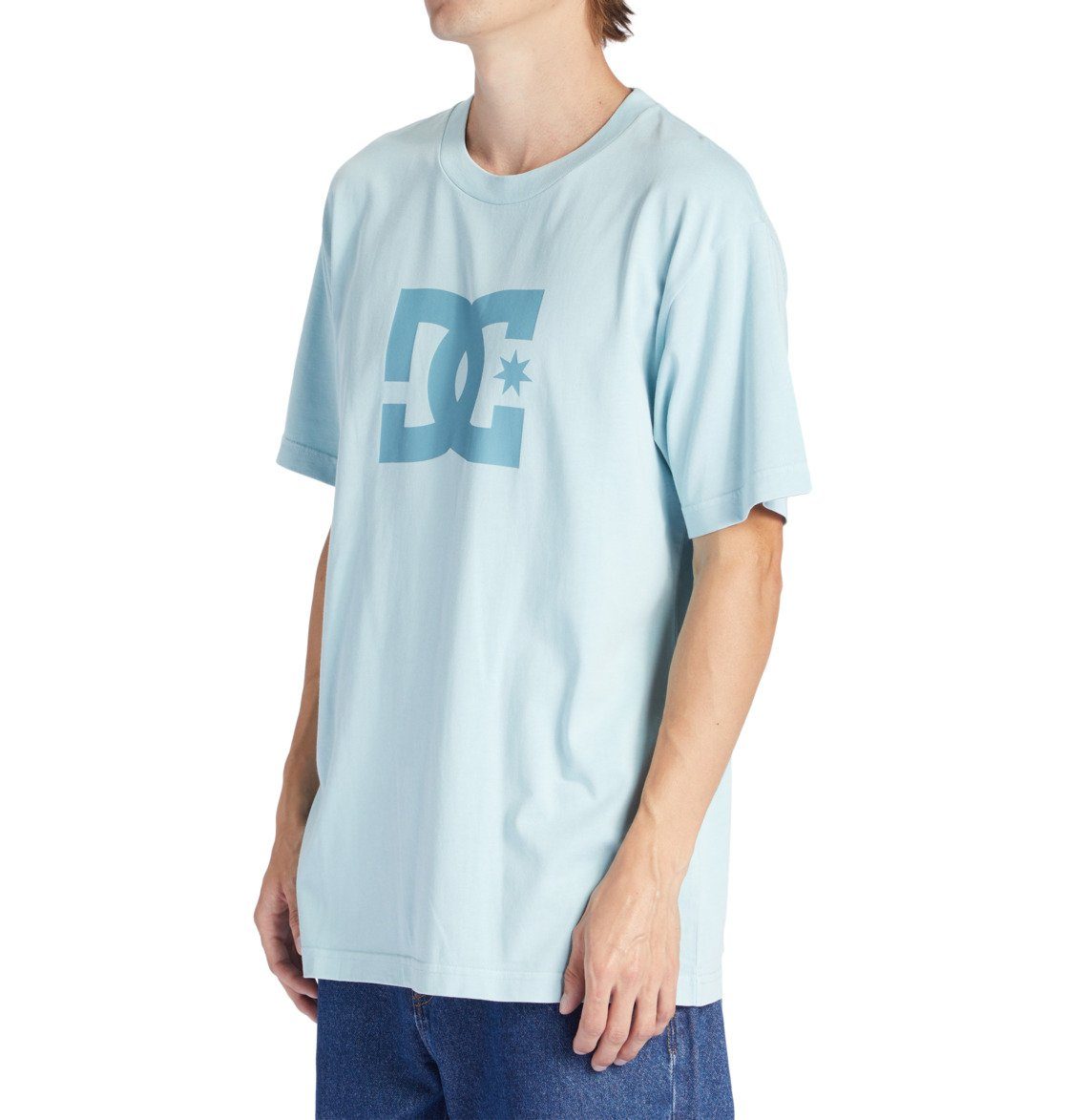 Not Wash T-Shirt Star Pigment DC Dye Enzyme Forget Me DC Shoes