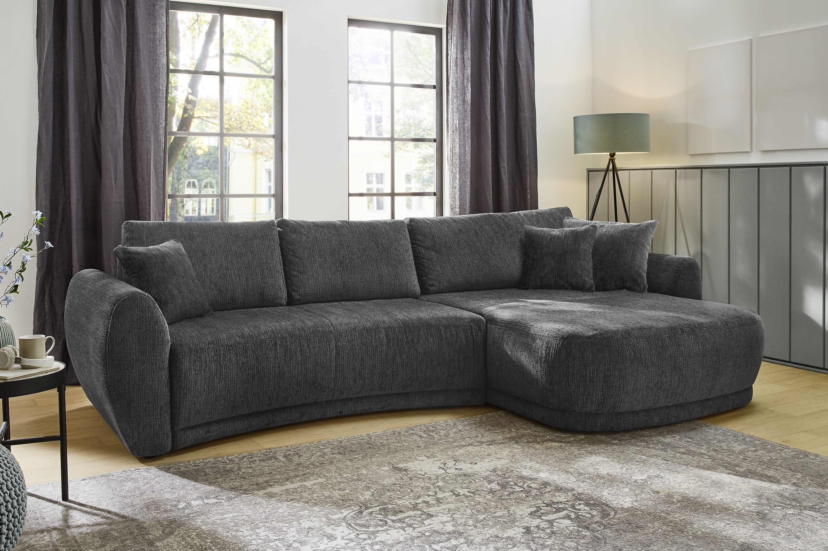 Ecksofa Laguna L-Form mit Federkernpolsterung