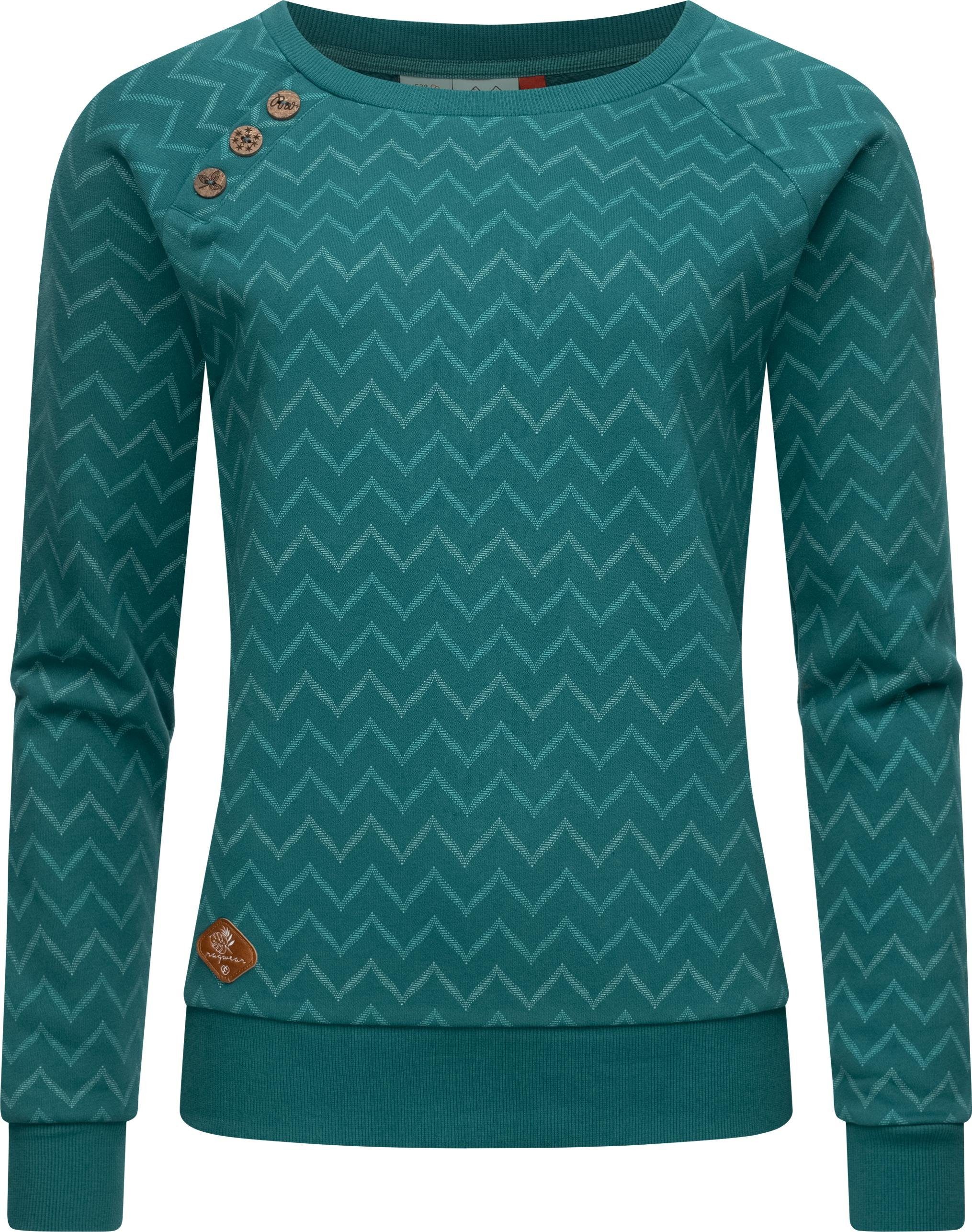 Ragwear Sweater »Daria Zig Zag« stylisches Damen Sweatshirt mit  Zick-Zack-Muster online kaufen | OTTO
