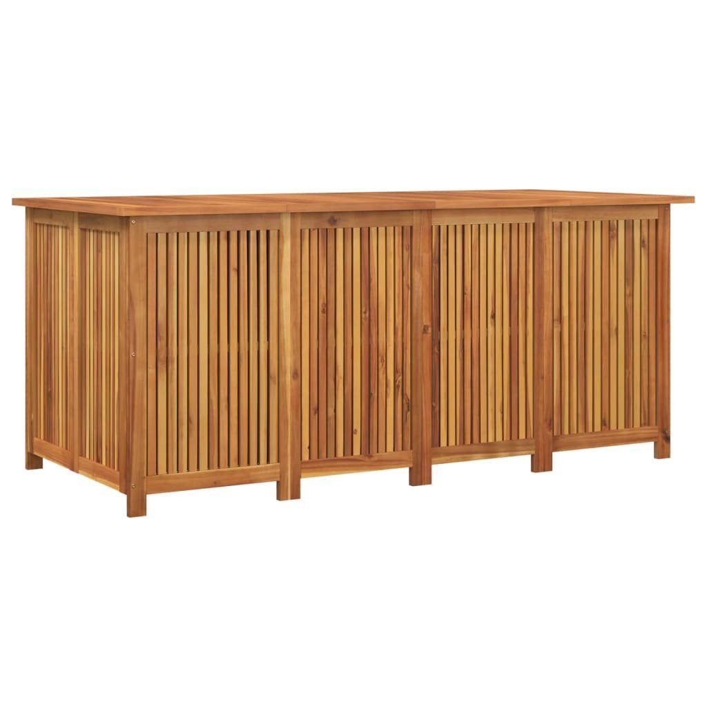 Auflagenbox Gartenbox 175x80x75 cm Massivholz Akazie Auflagenbox Kissentruhe