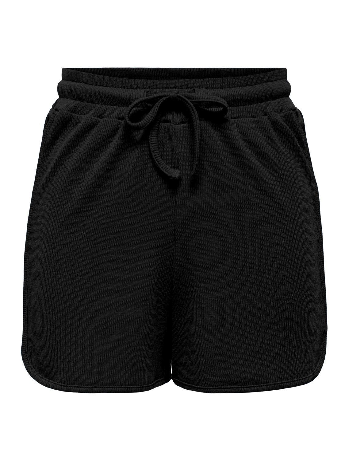 4241 YONG Hose JACQUELINE Sweat in Shorts Kurze Basic de Shorts Schwarz Stoff JDYSHINE