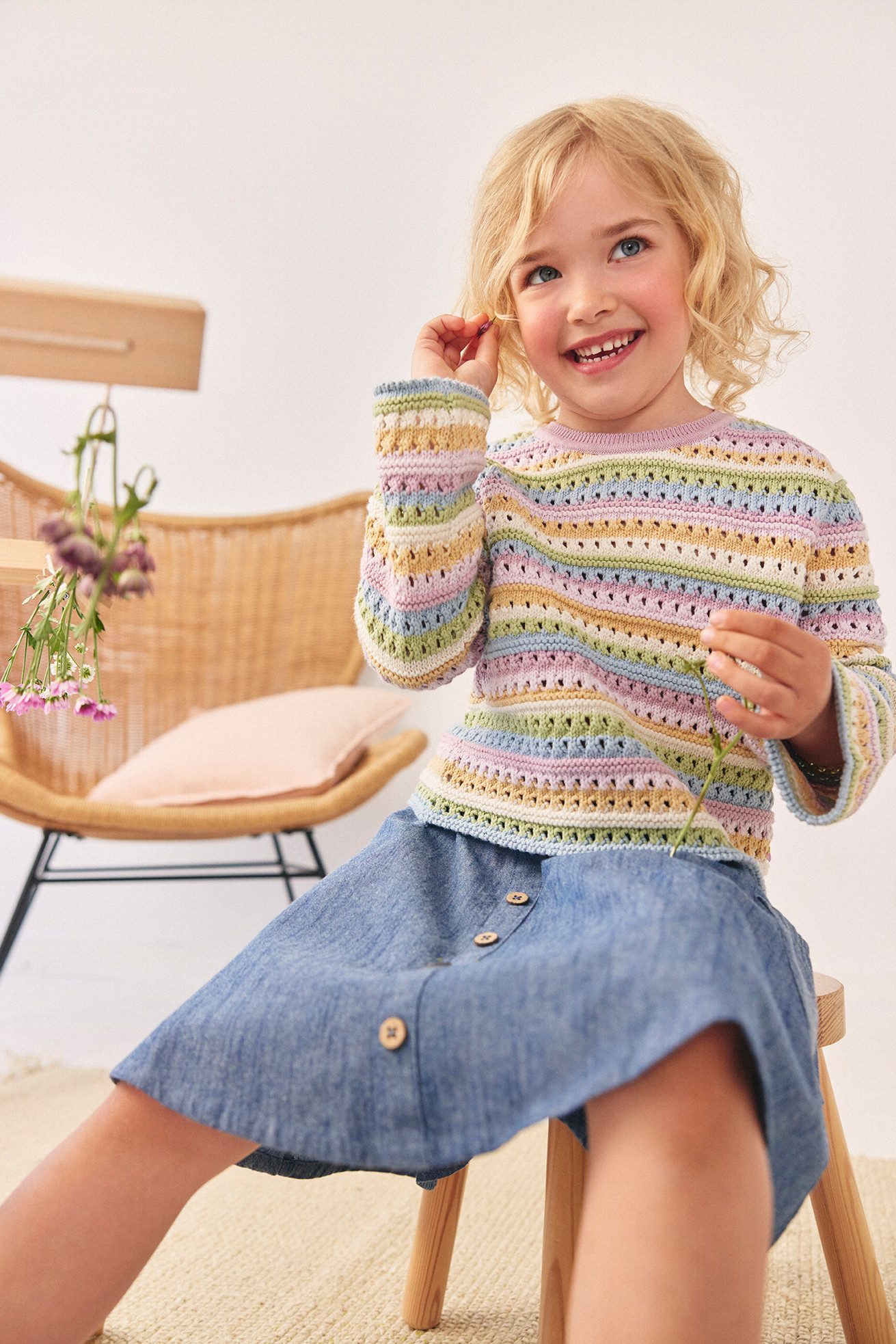 Strickpullover aus Bio-Baumwolle
