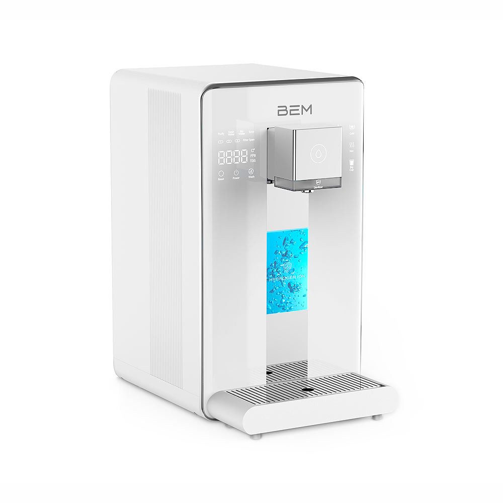 BEM Wasserfilter IDA Wasserstoff-Ionisator für Trinkwasser, Umkehrosmose Temperatureinstellung 10-100°C Hydrogen Elektrolyse