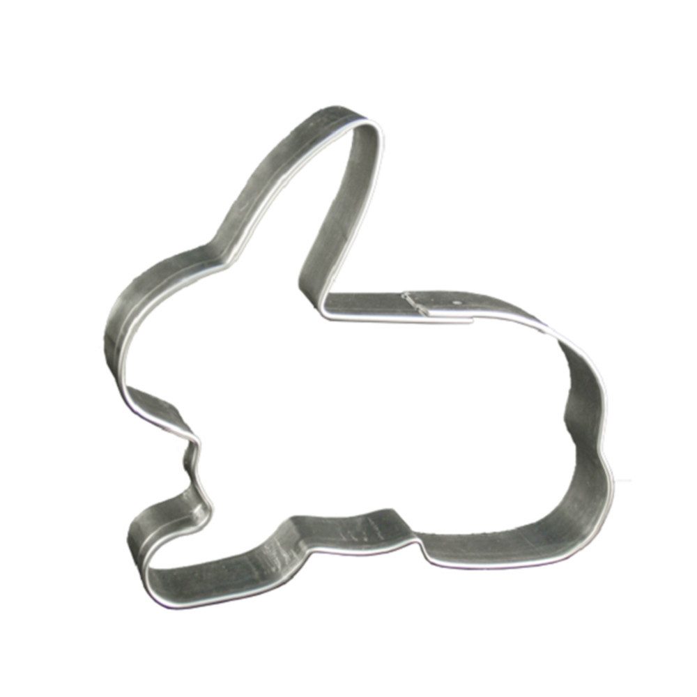 LARES Ausstechform 1063, Hase, Weißblech, in der Größe 16cm - Made in Germany