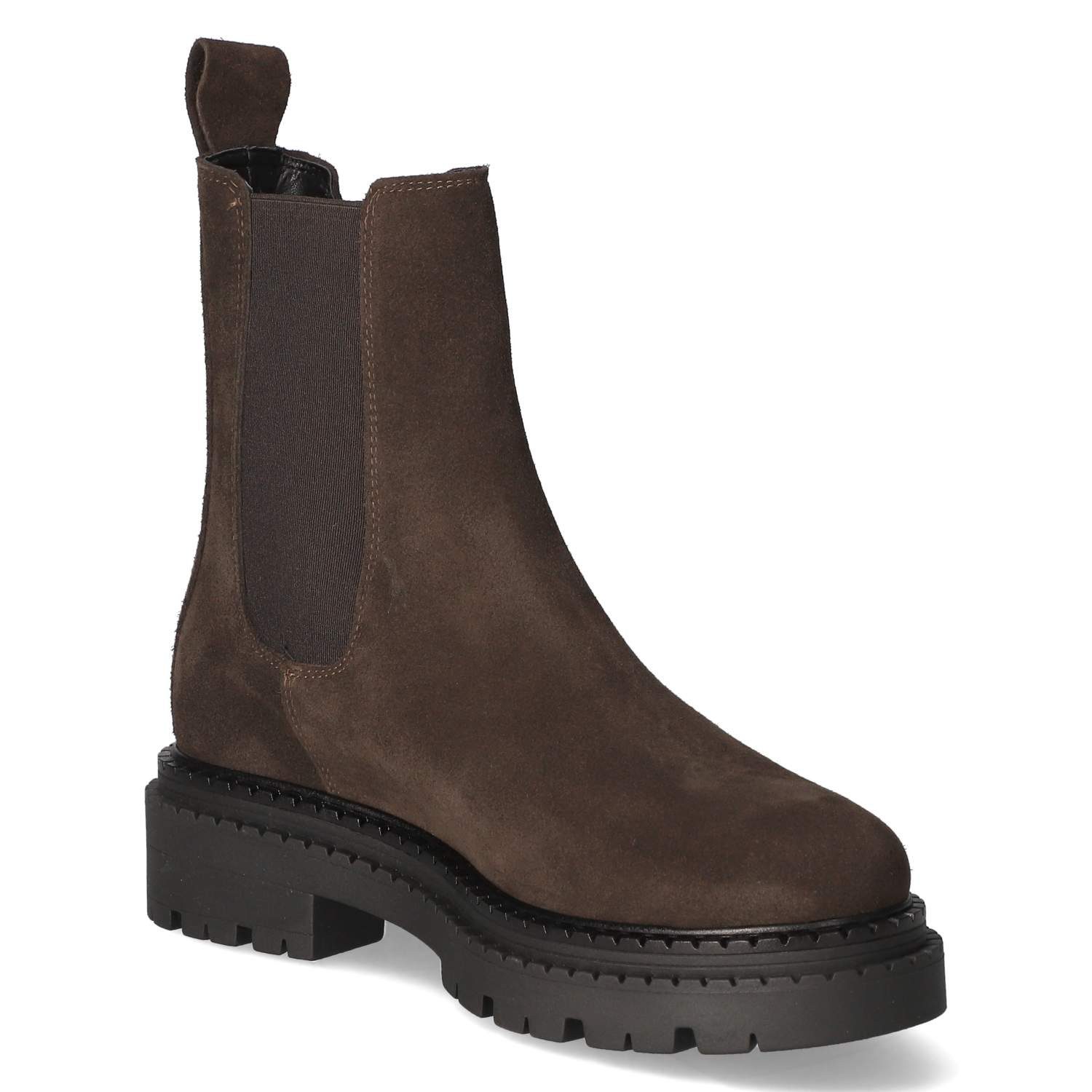 Kaerlek Kaerlek HANNA Moro Damen Rauleder brown Schlupfstiefel