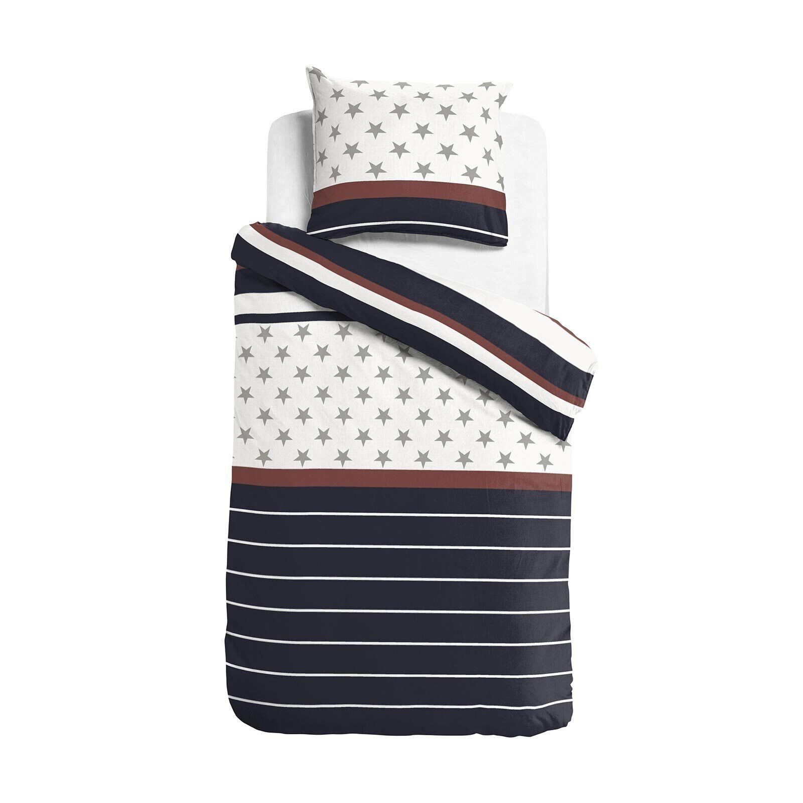 TRAUMSCHLAF Bettwäsche Sterne, Mako Satin, 2 teilig, edle Mako-Satin Qualit günstig online kaufen