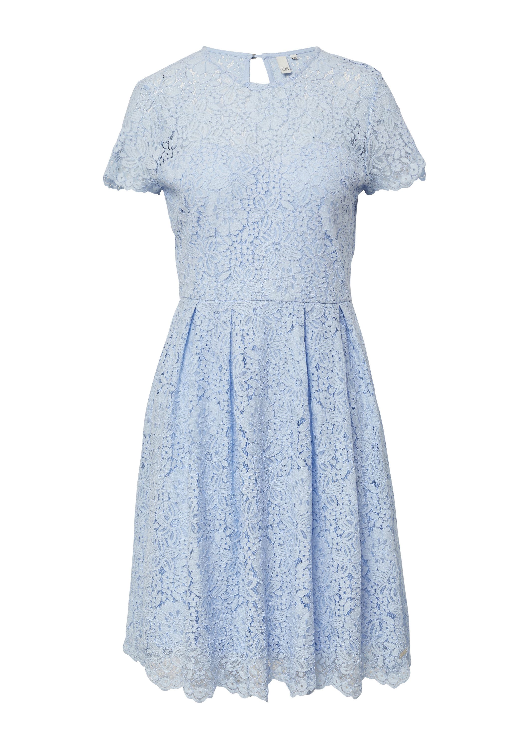 QS Minikleid Kleid Tailliertes Spitzenkleid (1-tlg) günstig online kaufen