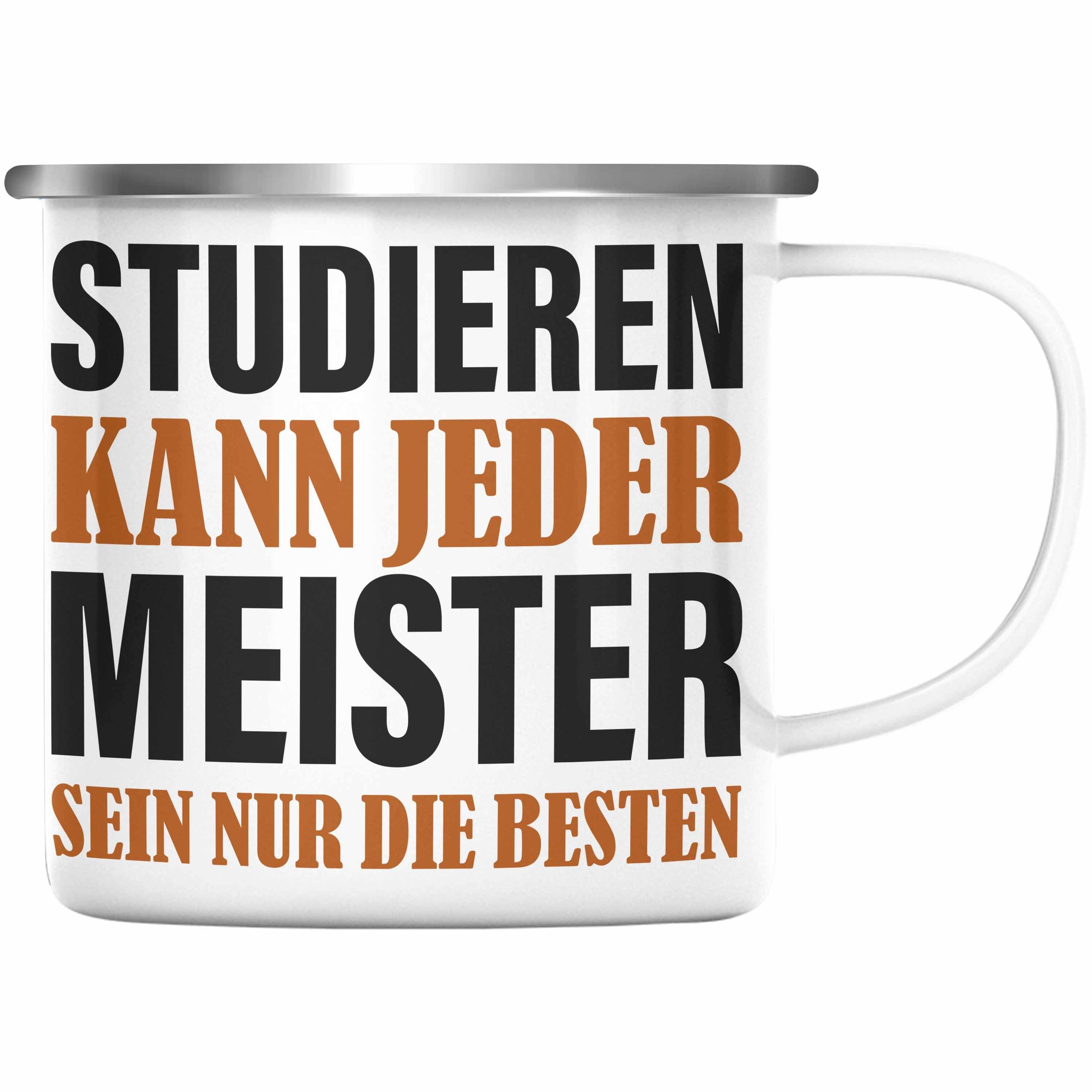 Trendation Thermotasse Trendation - Meisterprüfung Bestanden Geschenke Meister Prüfung Emaill