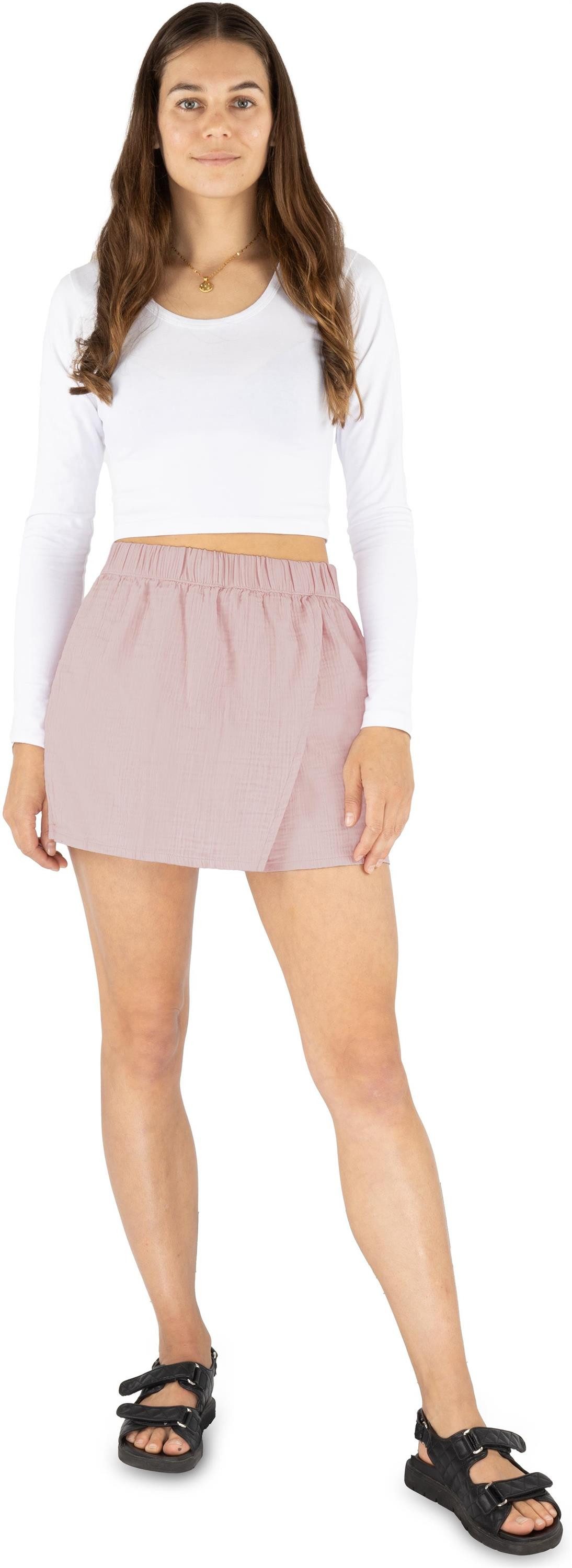 Janice Shorts Musselin Hosenrock Chios Lockere Sommer Shorts für Frauen