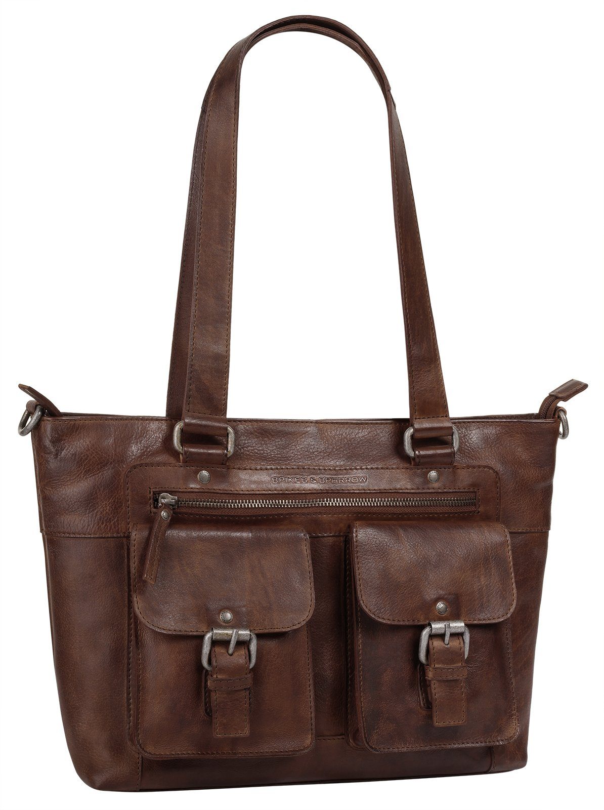 Spikes & Sparrow Shopper, echt Leder