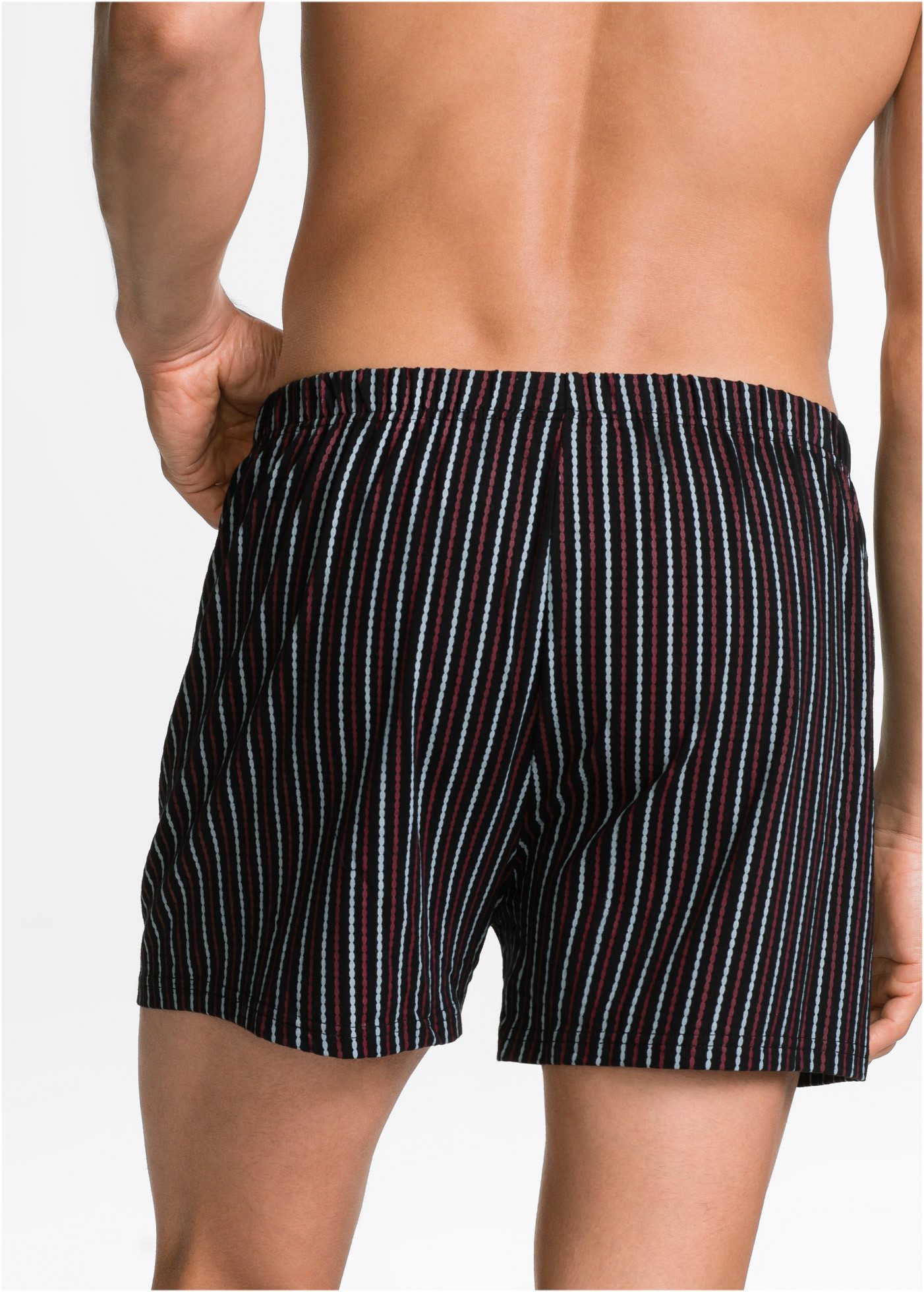 bonprix Boxershorts (Packung, 3-St) weiter Schnitt, lockere Passform, aus Baumwolle