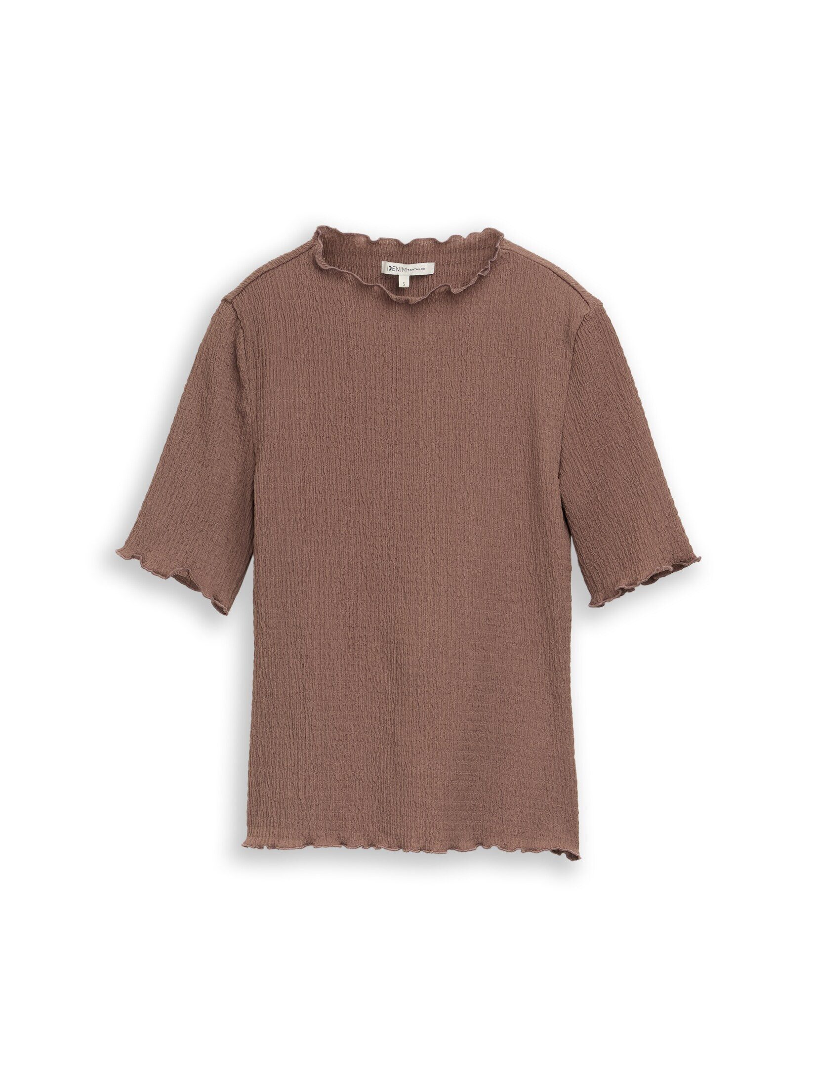 TOM TAILOR Denim T-Shirt T-Shirt Slim Fit Crinkle T-Shirt